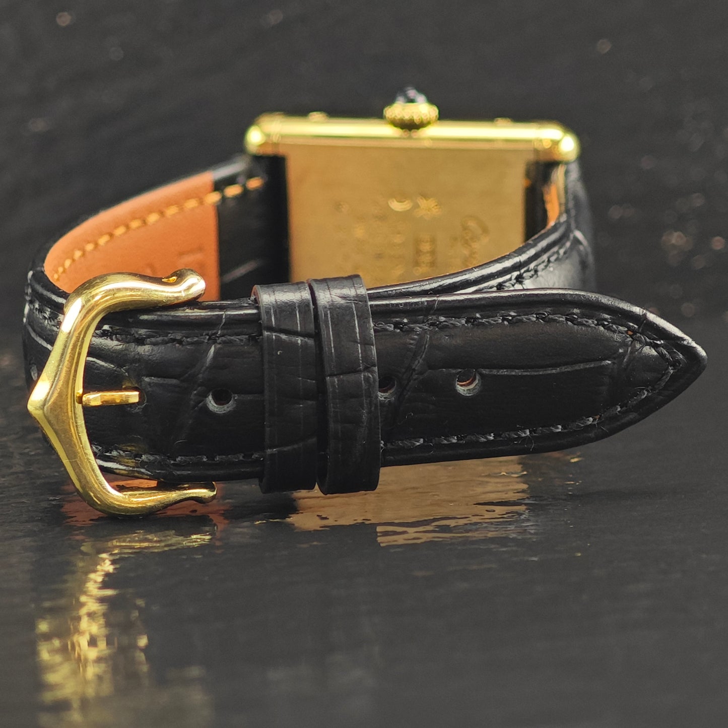 Vintage Must de Cartier 18k Gold Vermeil Manual Wind Watch 24mm MISC0368