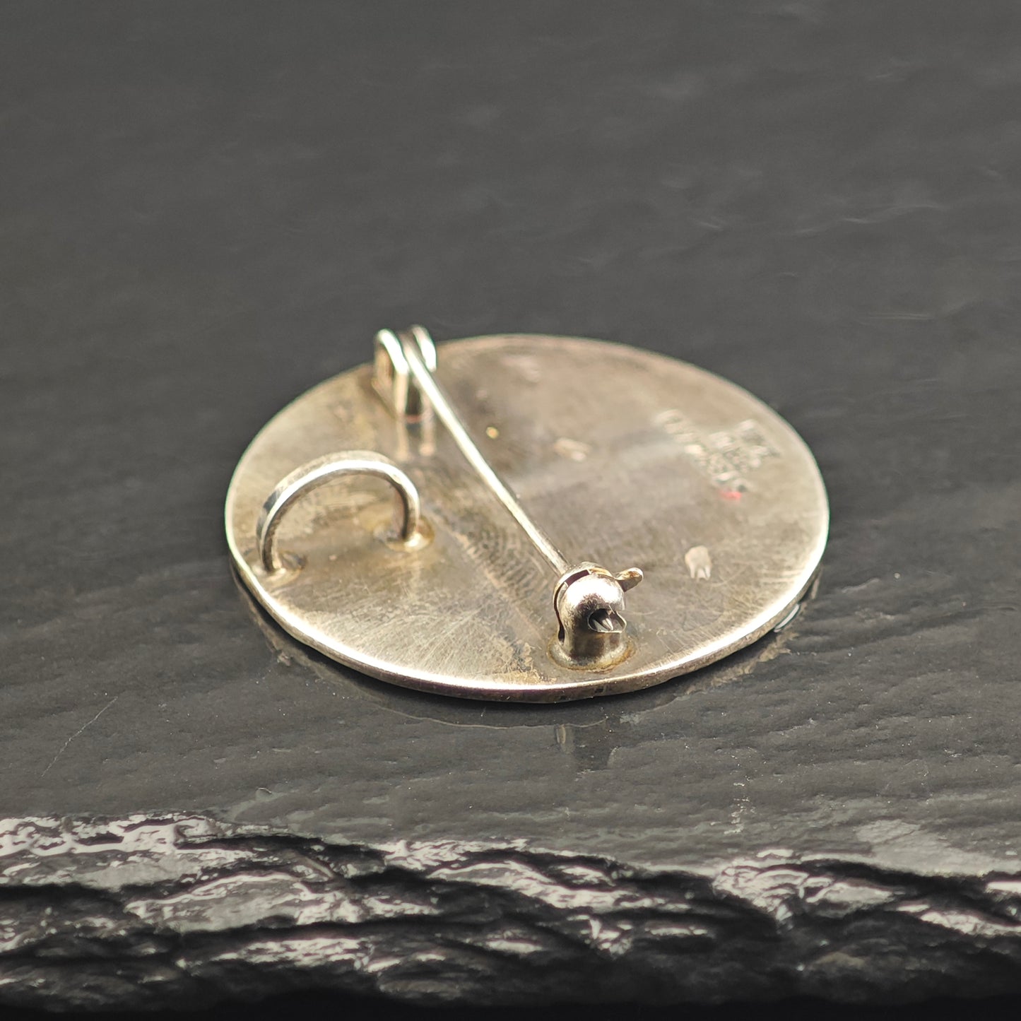 Echenique Sun Sterling Silver Brooch Pendant  B2190
