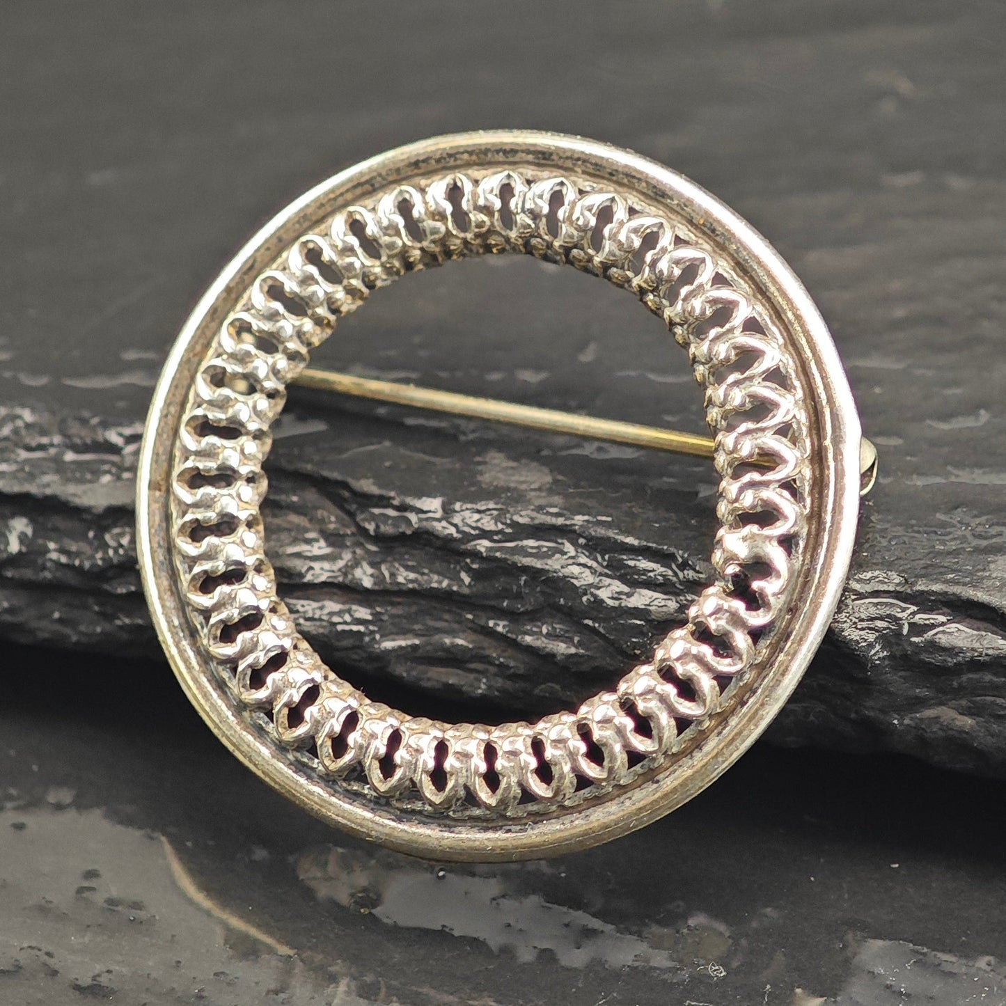 Filigree Danecraft, Sterling Silver Brooch B2191