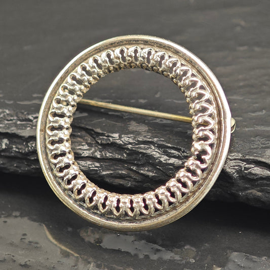 Filigree Danecraft, Sterling Silver Brooch B2191