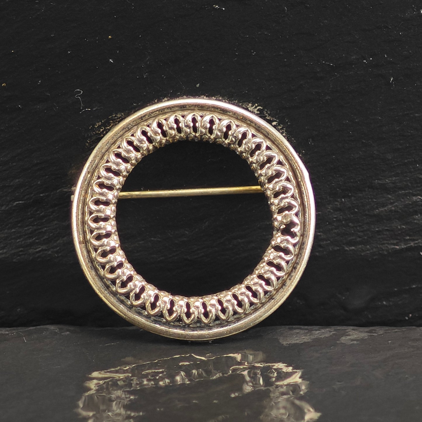 Filigree Danecraft, Sterling Silver Brooch B2191