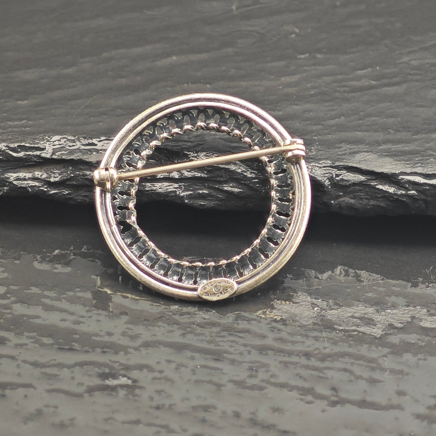 Filigree Danecraft, Sterling Silver Brooch B2191