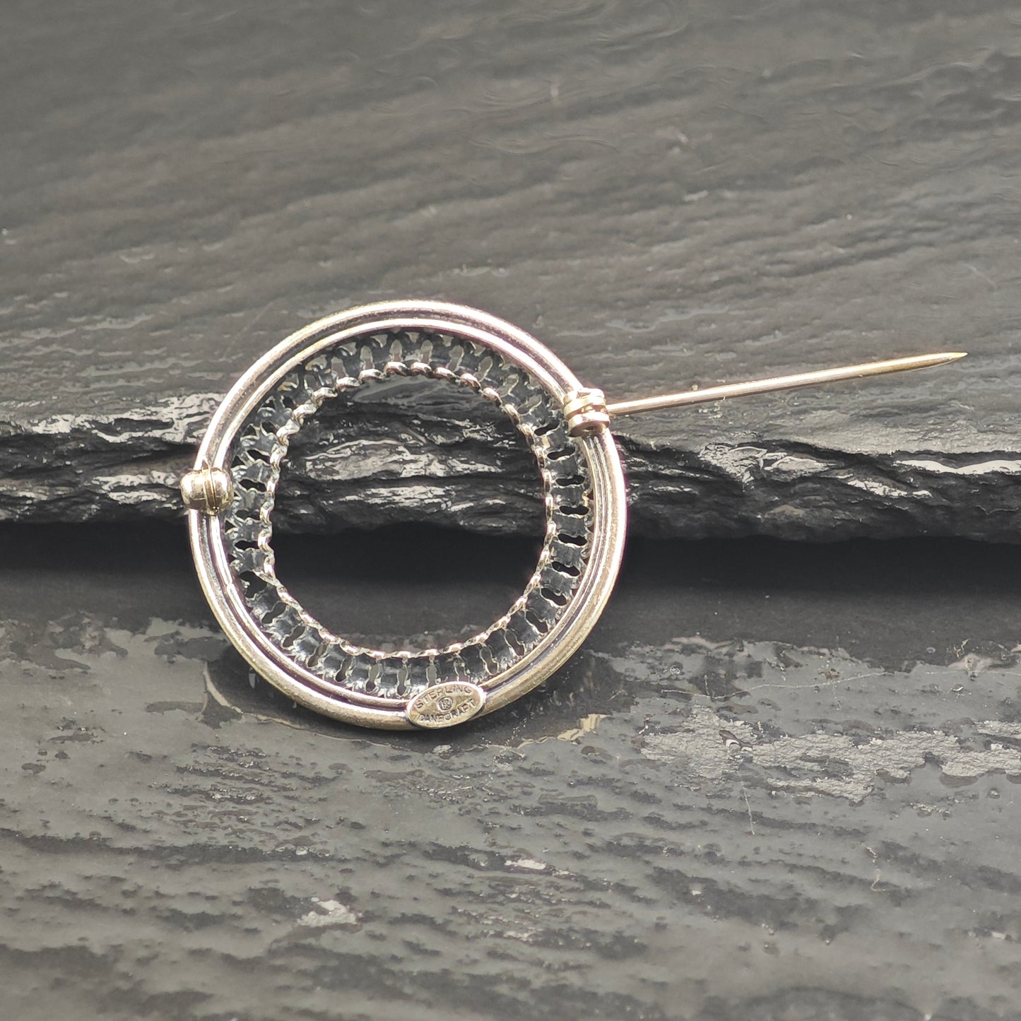 Filigree Danecraft, Sterling Silver Brooch B2191