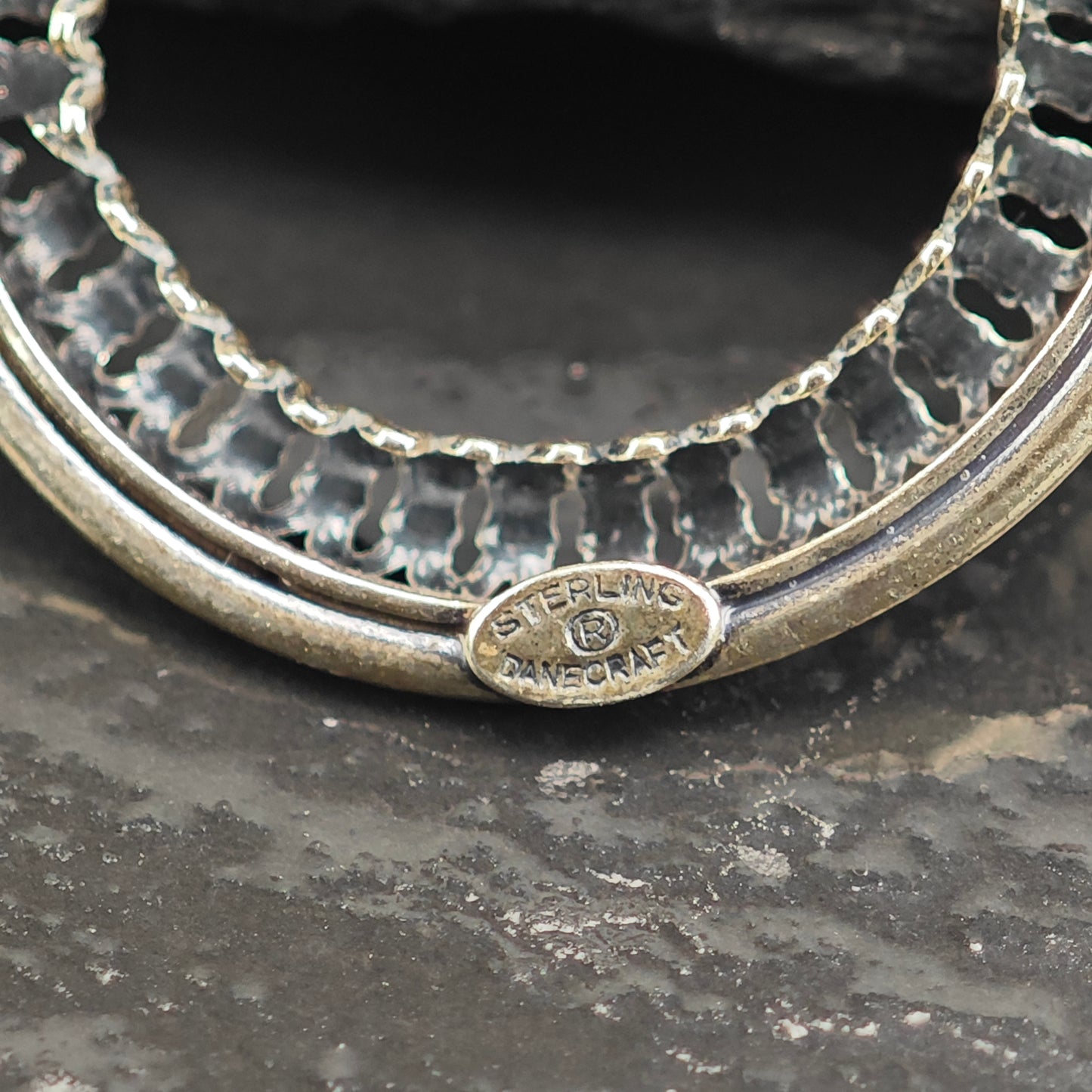 Filigree Danecraft, Sterling Silver Brooch B2191