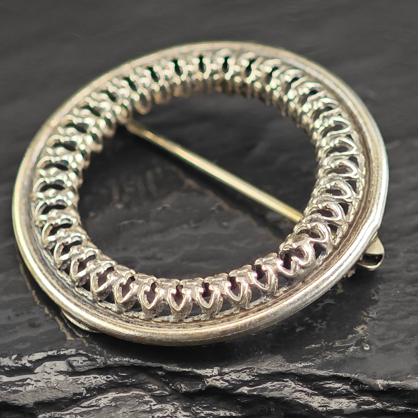 Filigree Danecraft, Sterling Silver Brooch B2191