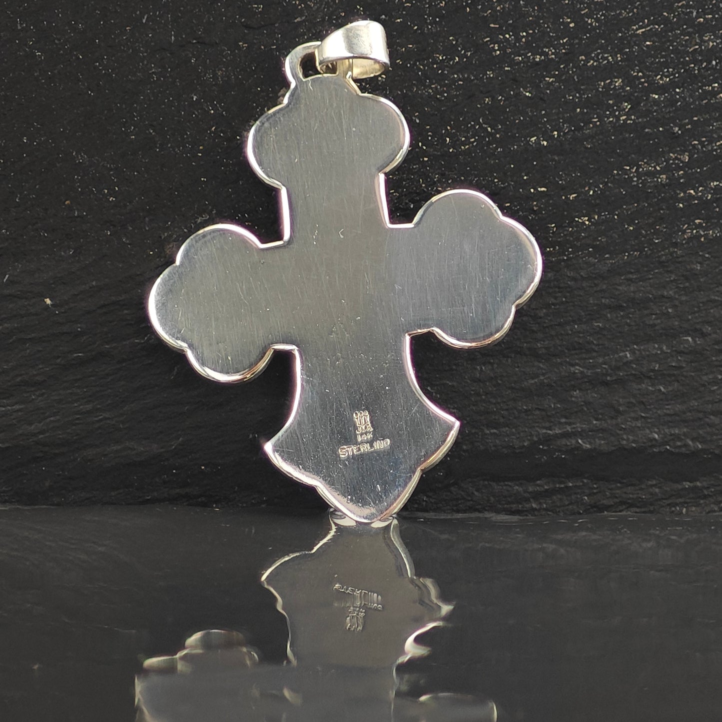 Vintage James Avery Lamb of God 14k Gold Accents Sterling Silver Pendant P2993