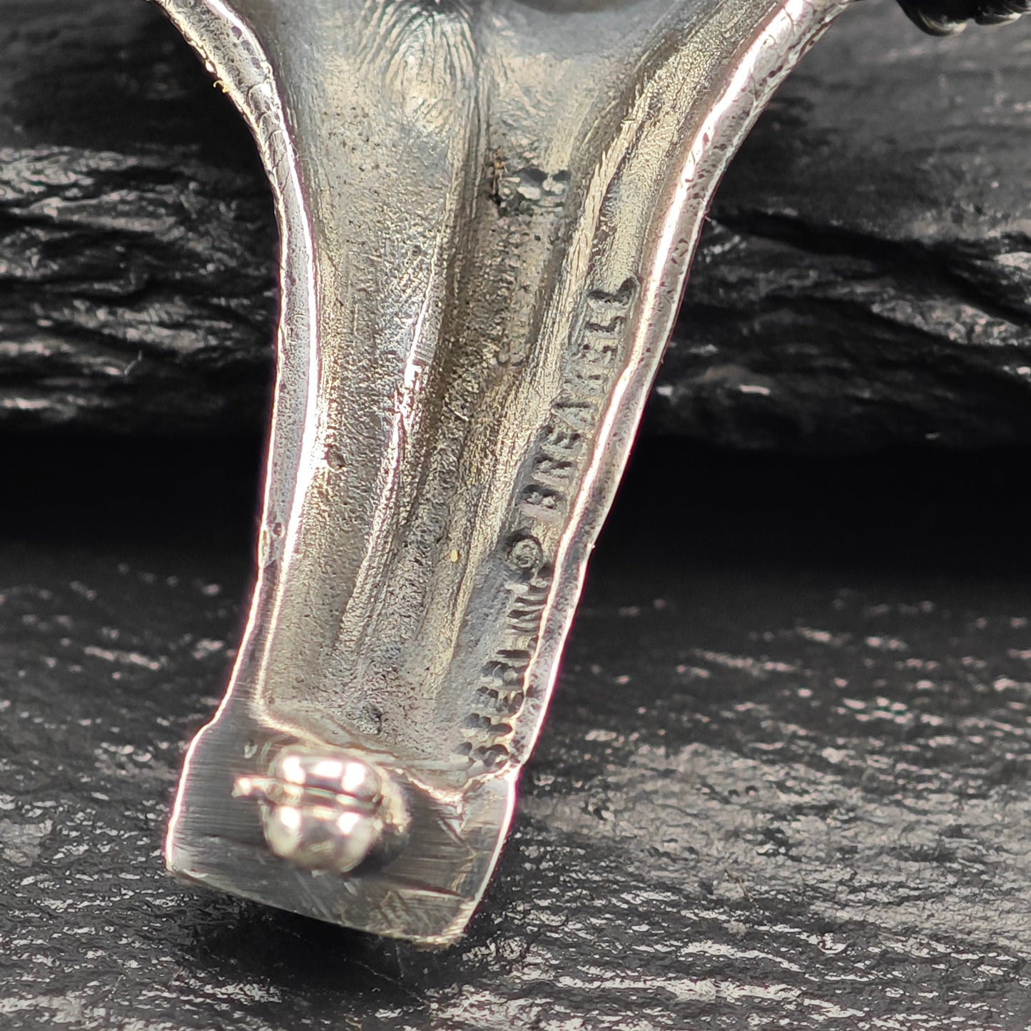 Sterling Silver Broccoli Brooch B2201