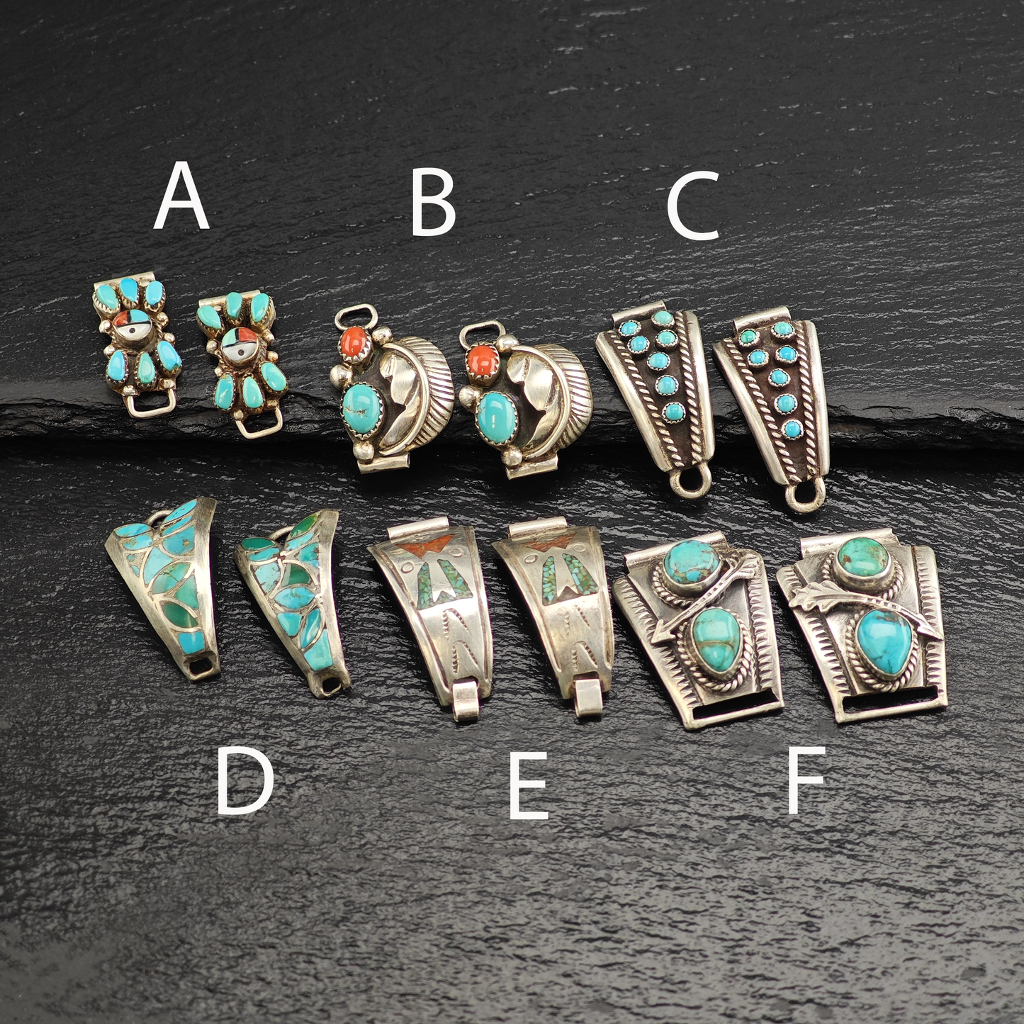 Choice of Native American, Sterling Silver Watch Extender Tips MISC0370