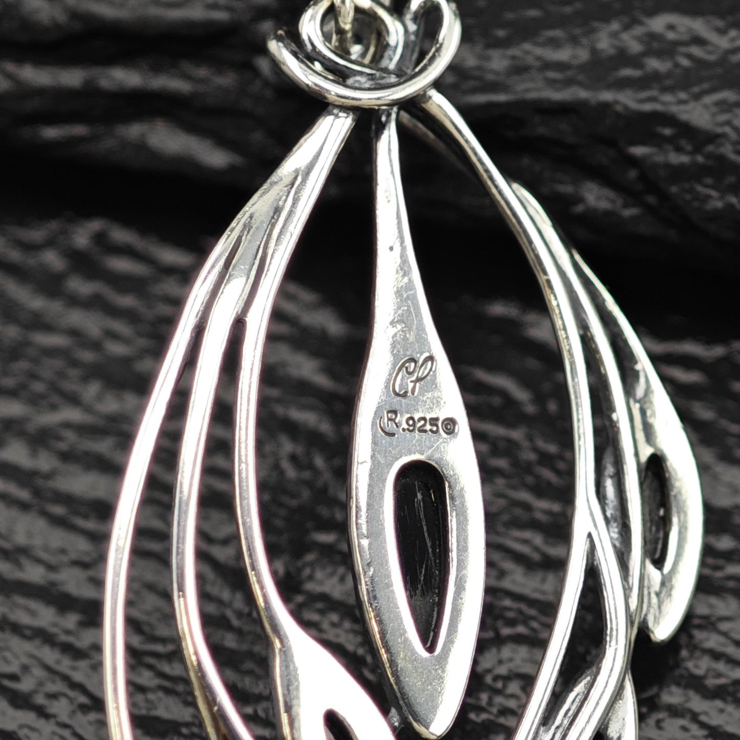 Carolyn Pollack Sterling Silver Black Onyx Beaded Necklace