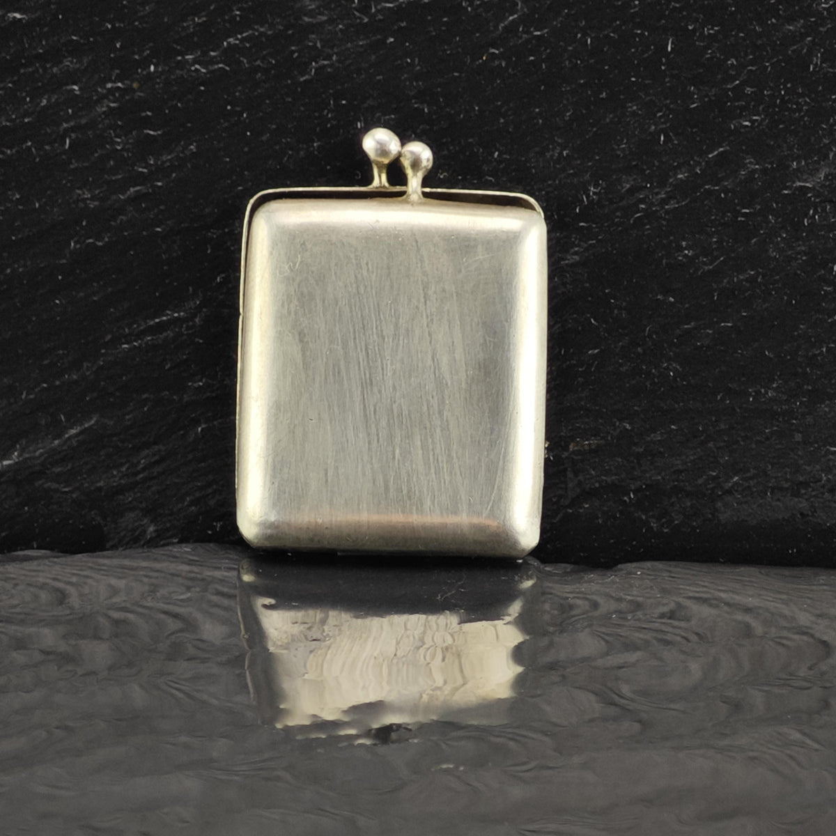 Antique Engraved "Linwood" Sterling Silver Locket MISC0419