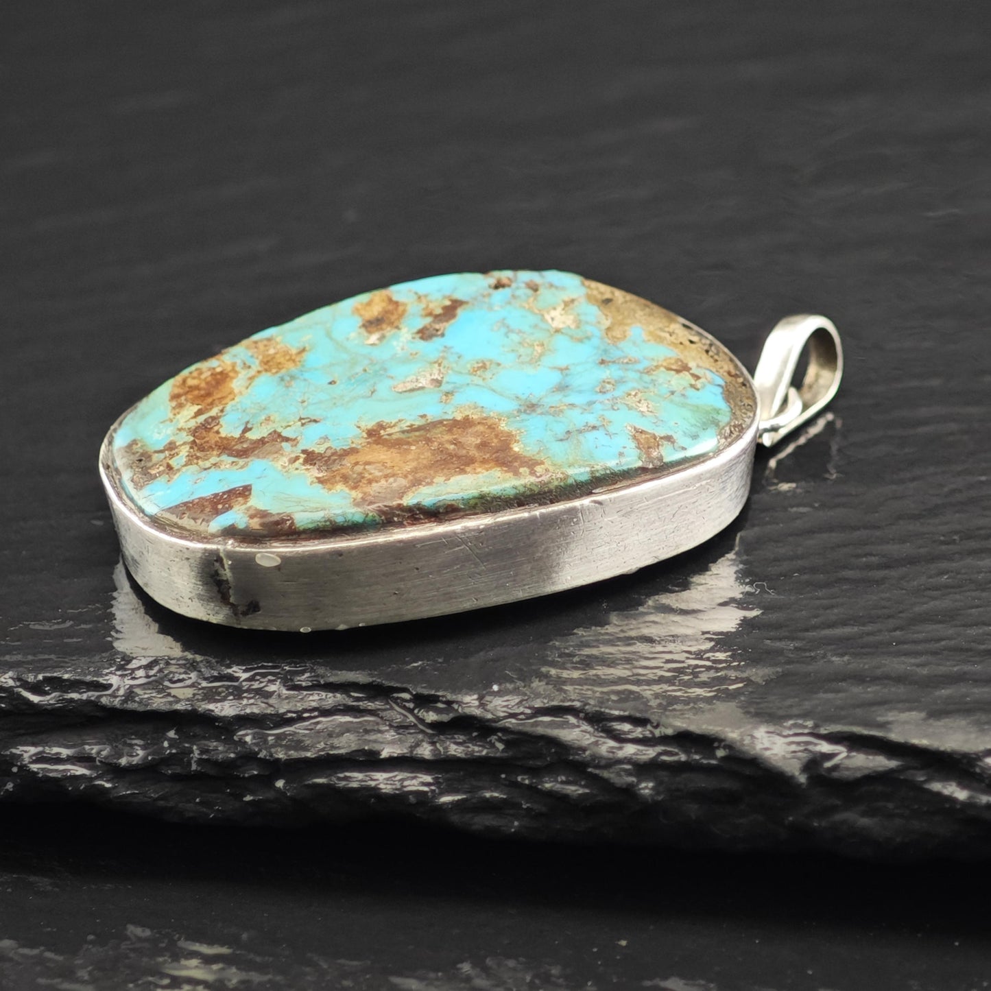 SW Turquoise Sterling Silver Pendant P3069