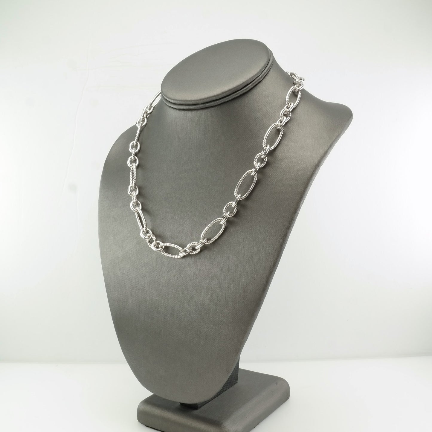 Judith Ripka Sterling Silver Chain Necklace