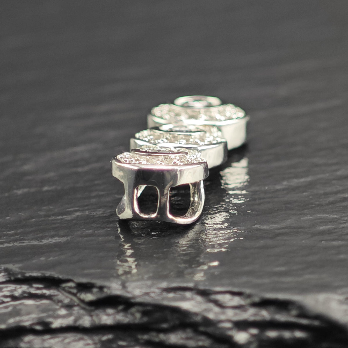 2/3 cttw Diamond Cluster, 14K White Gold Pendant P3108