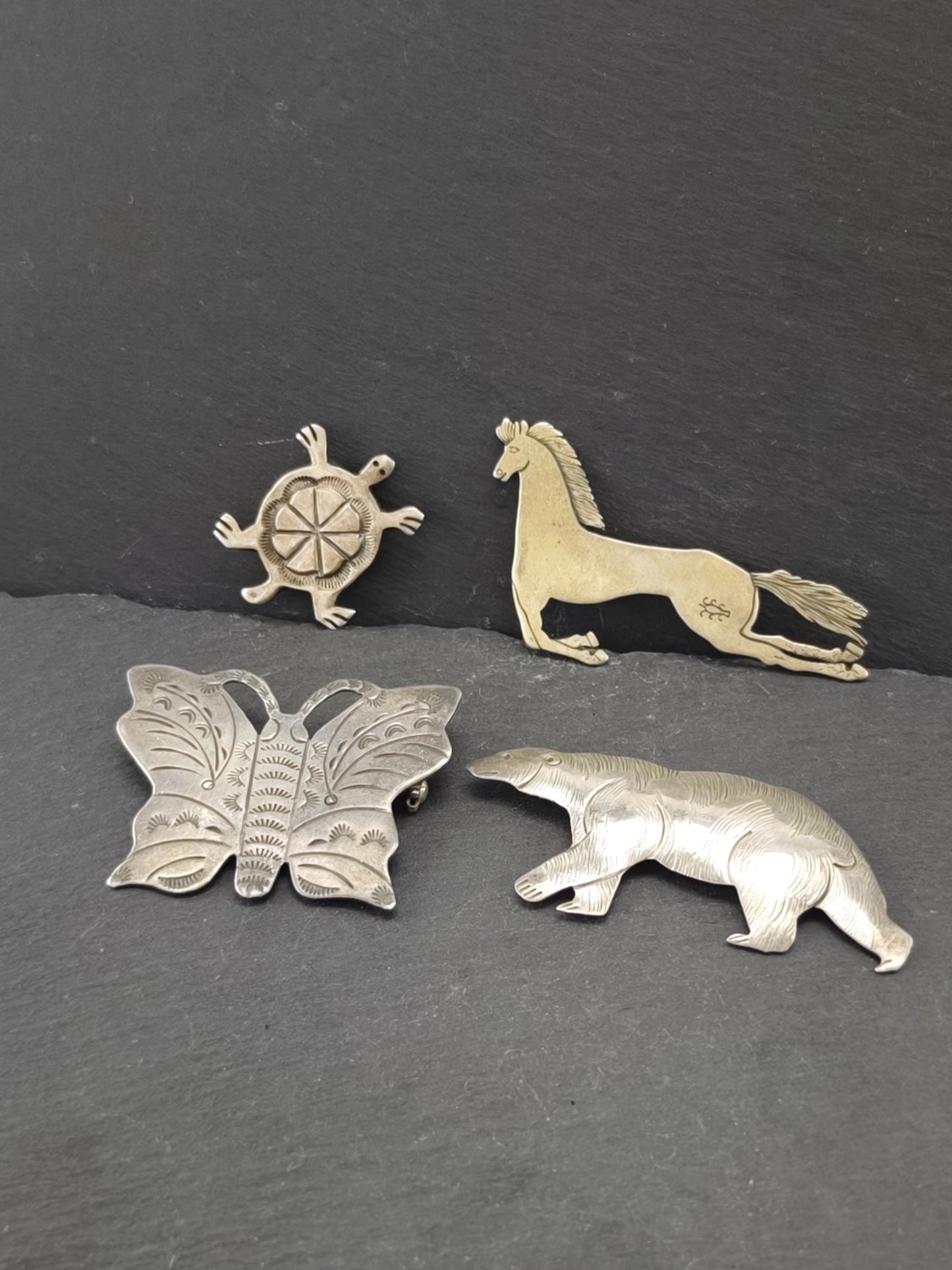 Choice of Animal Brooch Native American Sterling Silver
