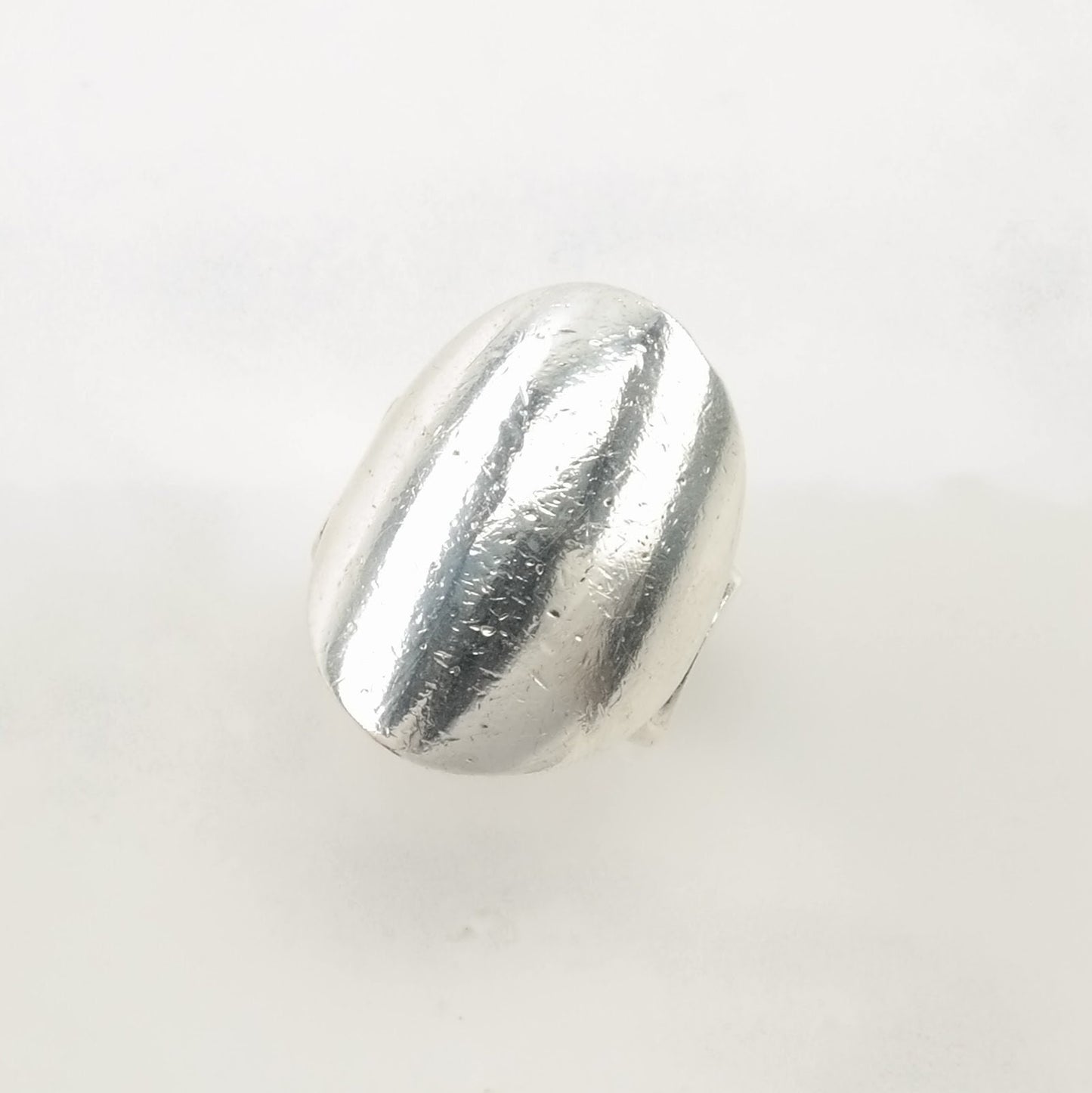 Sterling Silver Ring Dome Large Size 7