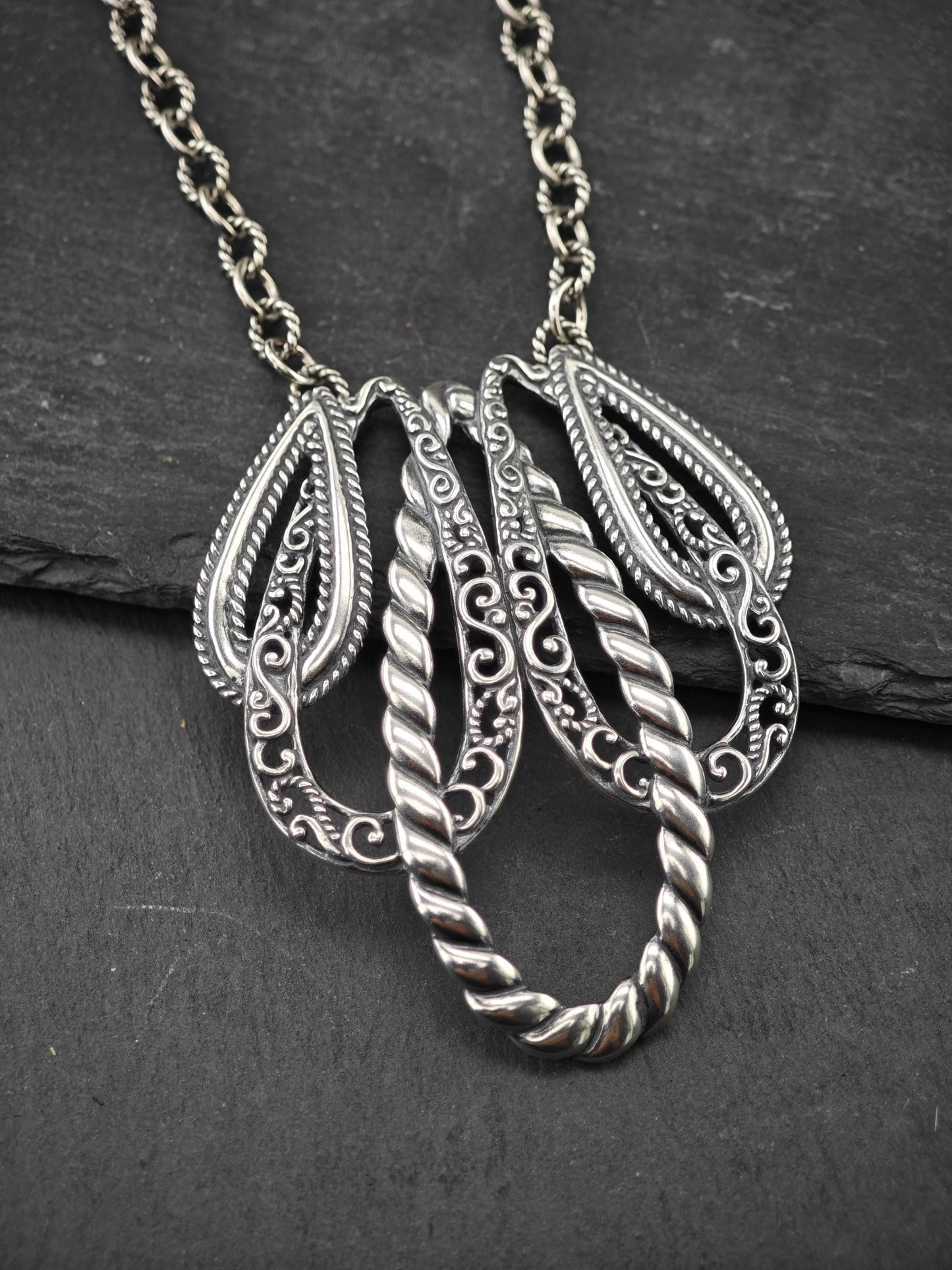 Carolyn Pollack Sterling Silver Lasting Connections Necklace N2440