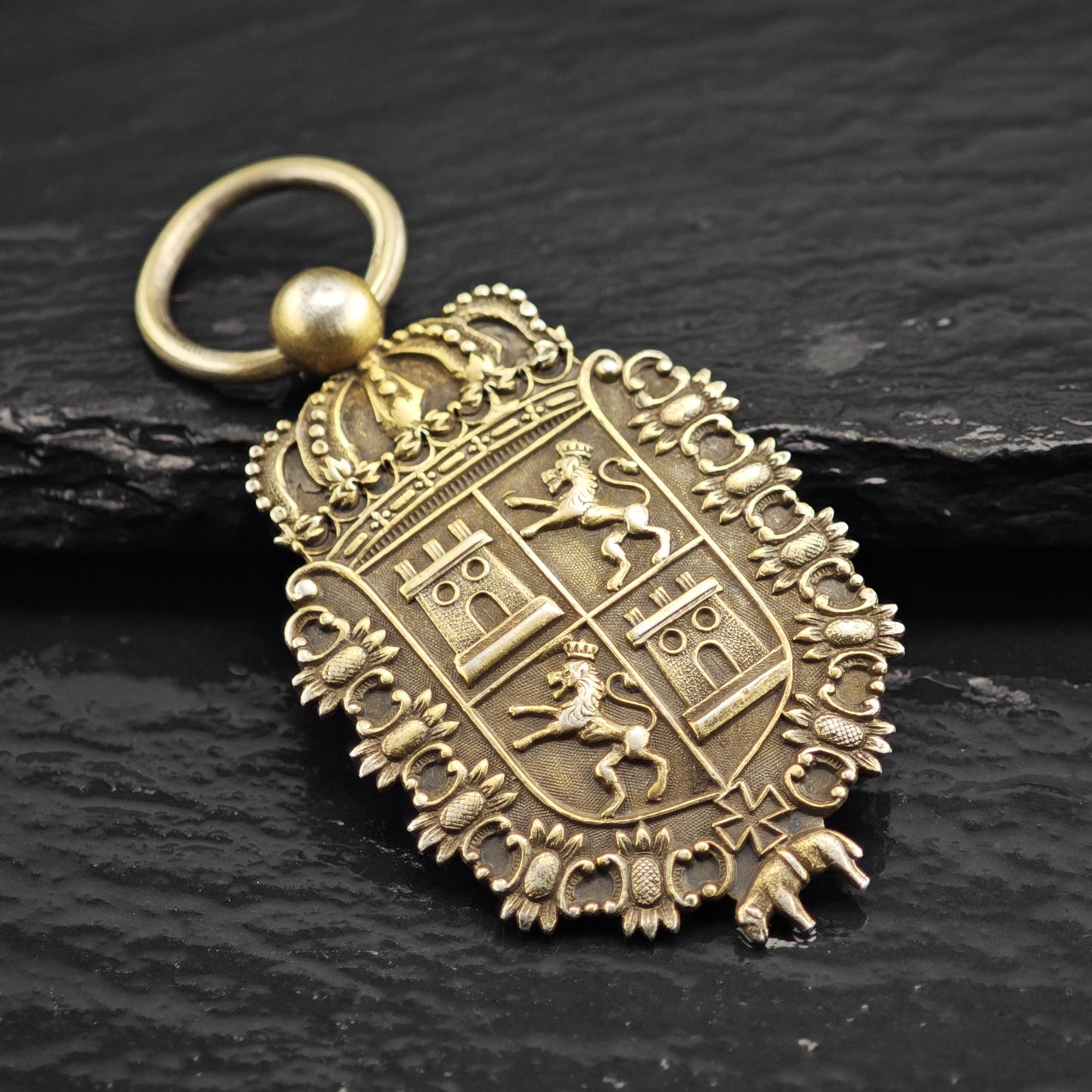 Antique Greenleaf & Crosby Co. Sterling Silver Fob P3066