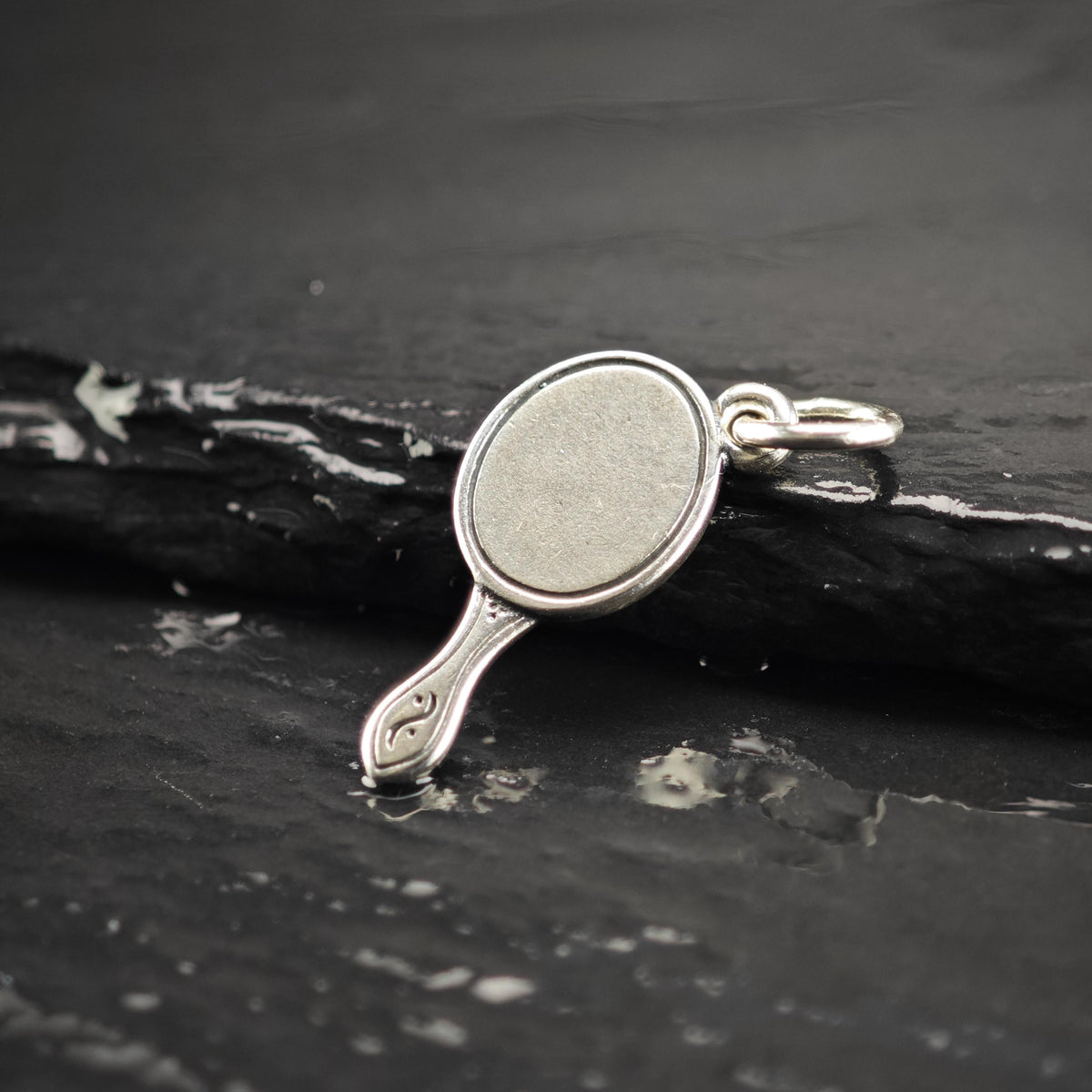Vintage James Avery Sterling Silver Mirror Charm P3170