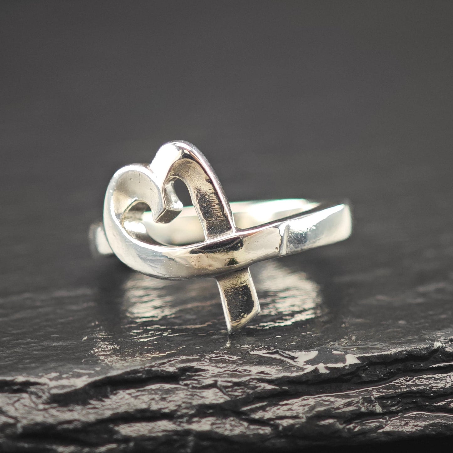 Tiffany Paloma Picasso Heart Ring Sterling Silver