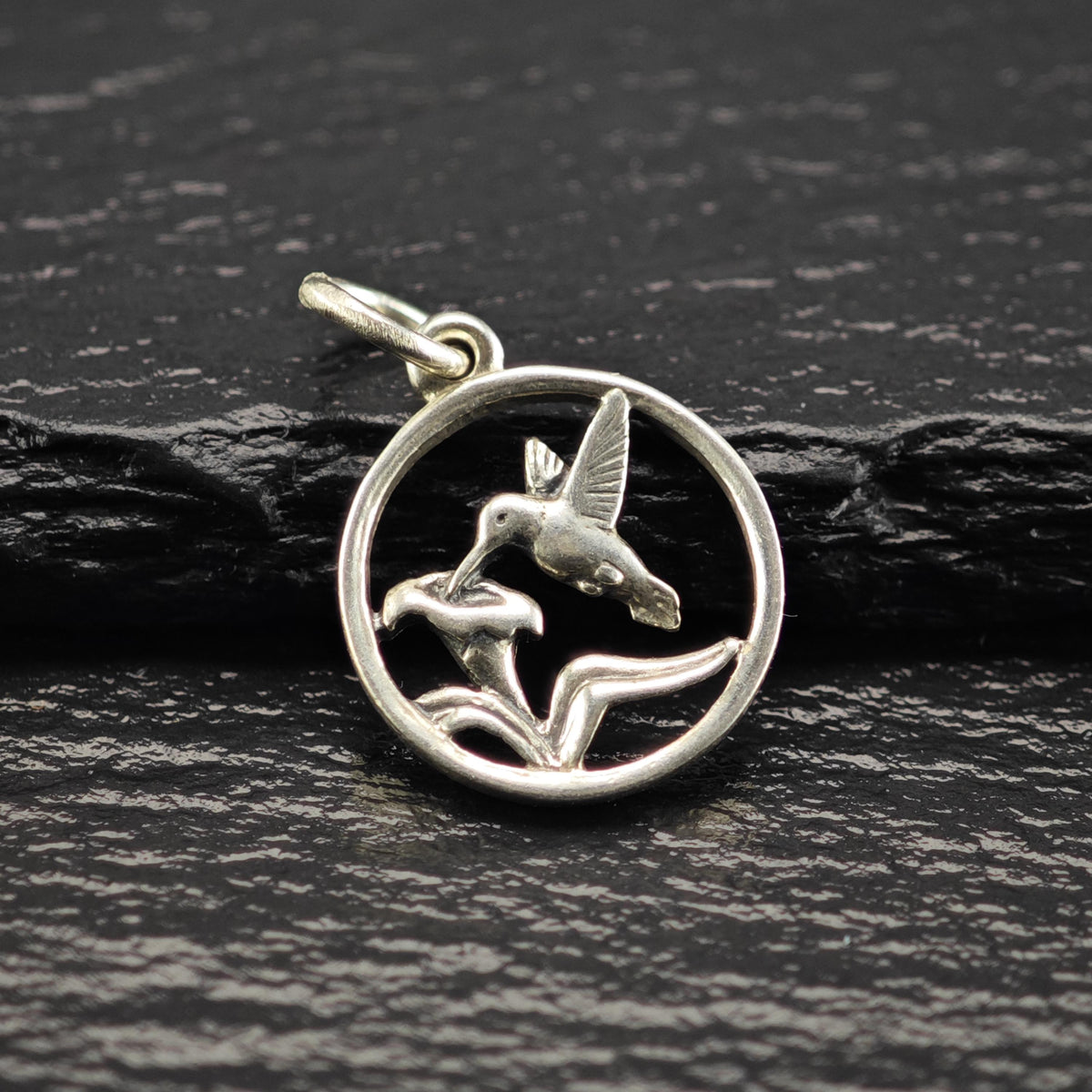 Vintage James Avery Sterling Silver Hummingbird Charm P3183