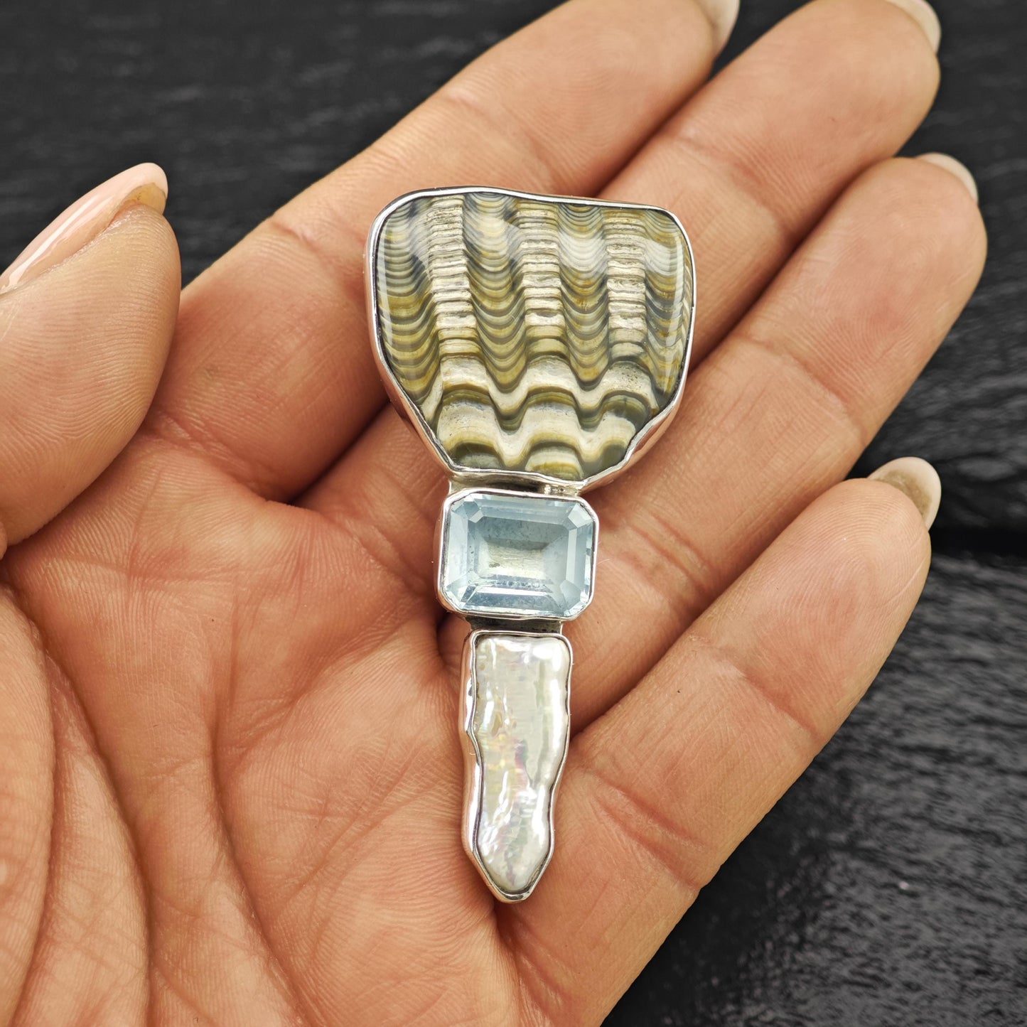 Sterling Silver Pendant: Echo of the Dreamer -  Style P2820