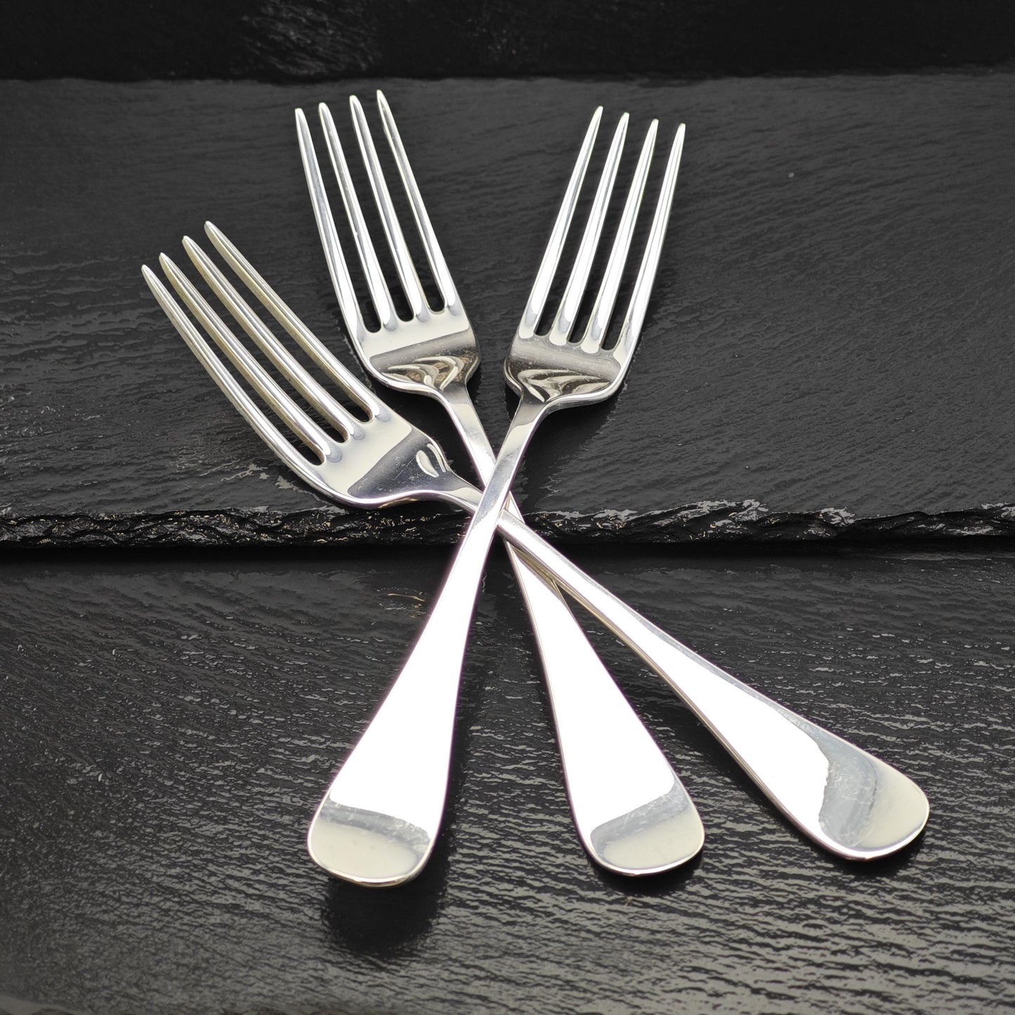 Choice Of Vintage Tiffany Silverware King William: Dinner Forks and Dessert Spoons with Pouch Sterling Silver