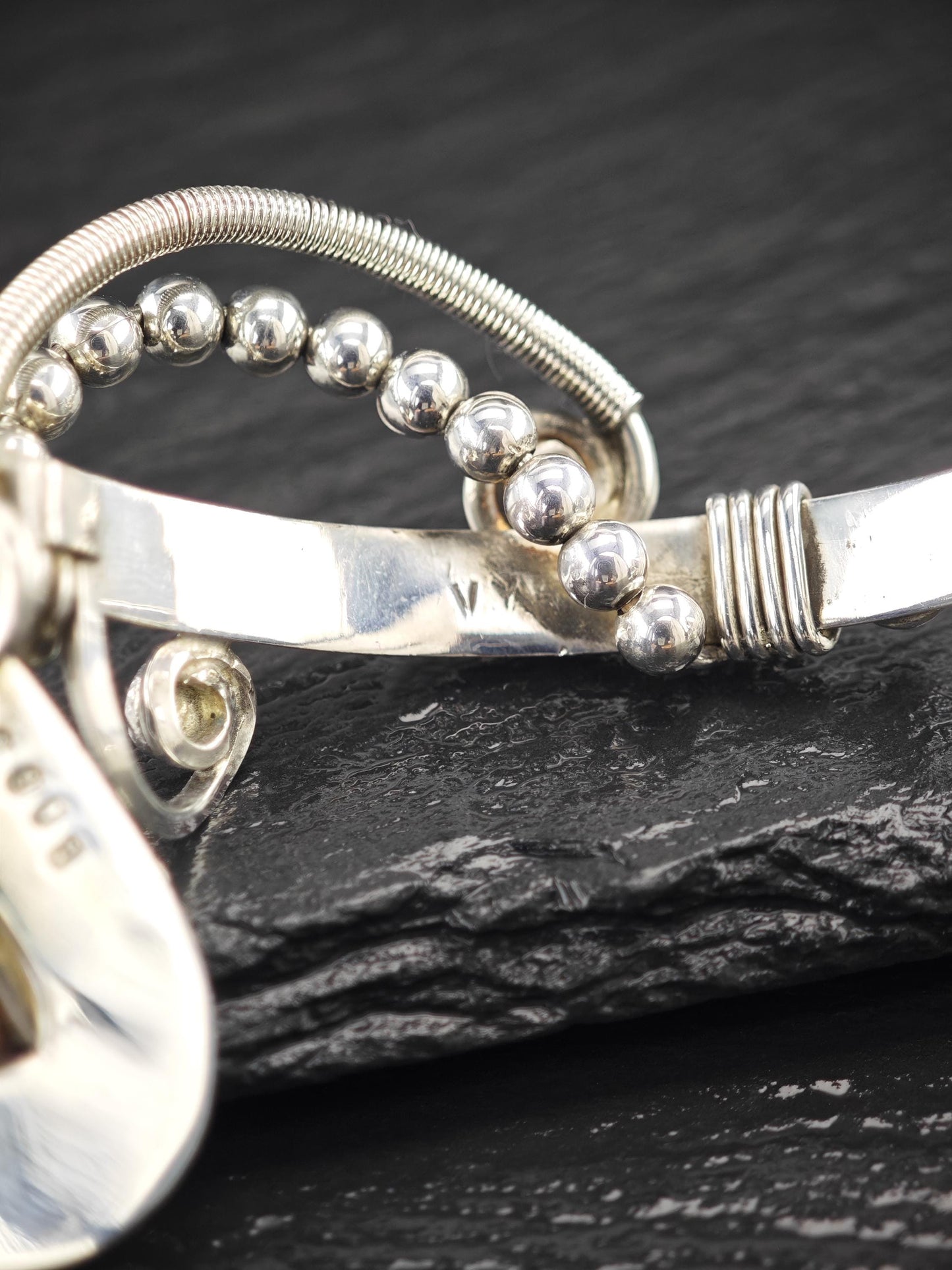 Victor Yurivilca, Teardrop Bracelet Sterling Silver