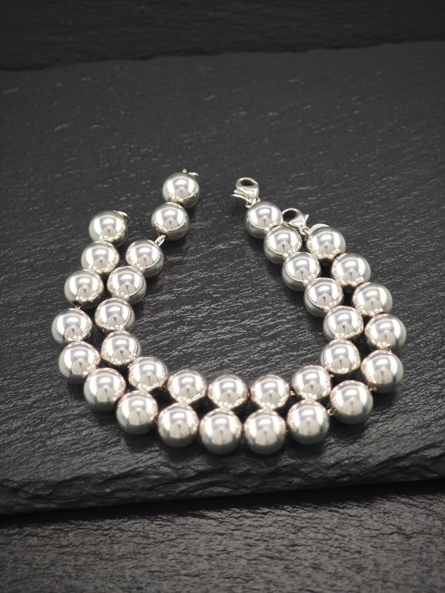 Tiffany Hardwear 10mm Ball Bracelet Sterling Silver