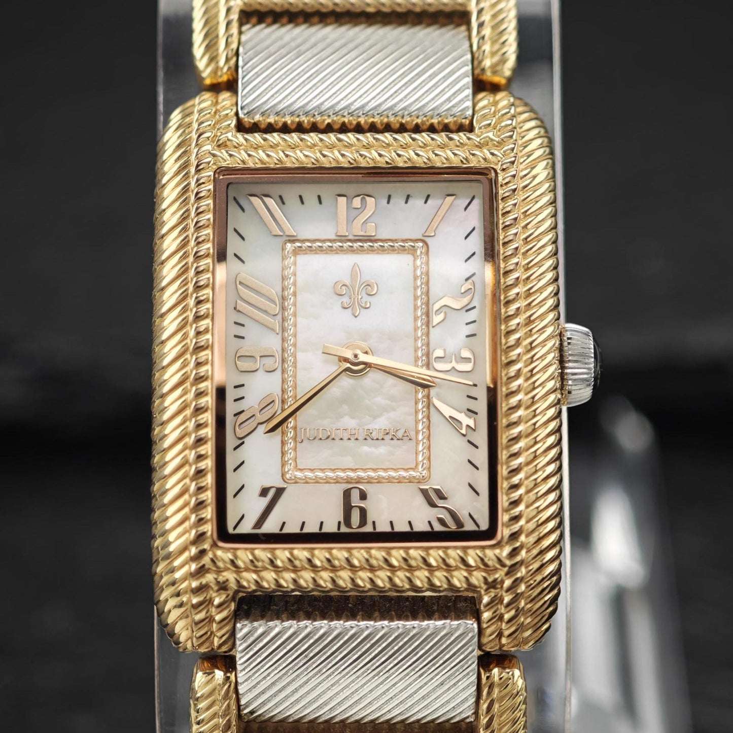 Judith Ripka MOP Dial, Japan Movement Stainless Steel Watch MISC0293