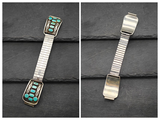 Vintage Native American Sterling Silver Watch Extender MISC0271