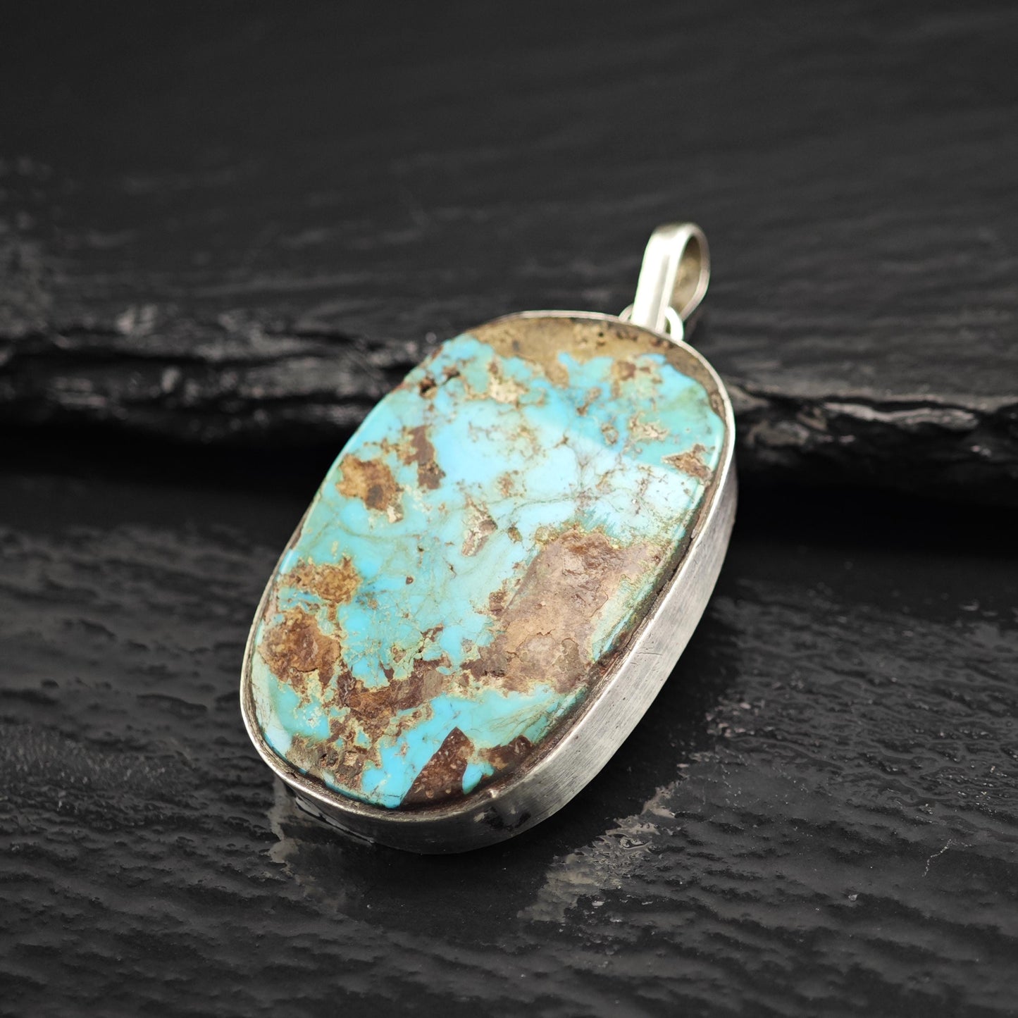 SW Turquoise Sterling Silver Pendant P3069