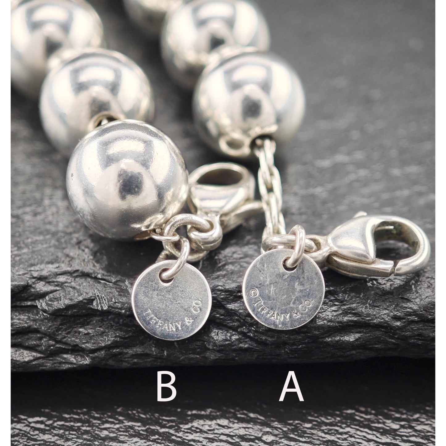 Tiffany Hardwear 10mm Ball Bracelet Sterling Silver