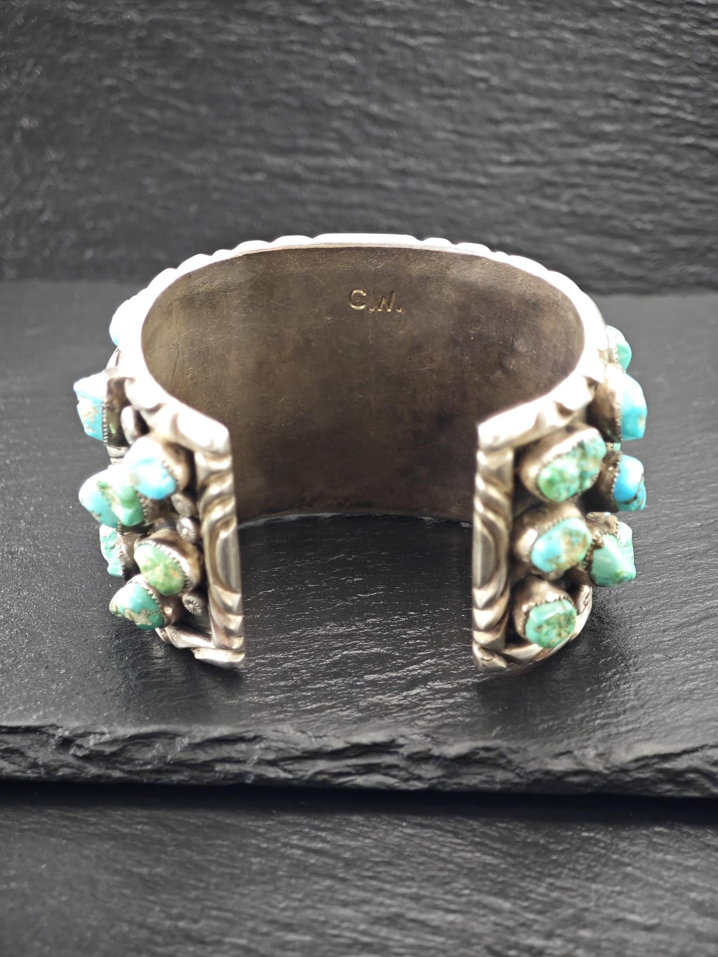 Charly Brown, Native American, Watch Cuff Bracelet Sterling Silver
