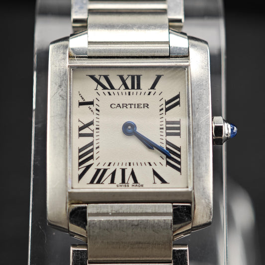 Preloved Cartier Tank Watch with Box Quartz Small MISC0325