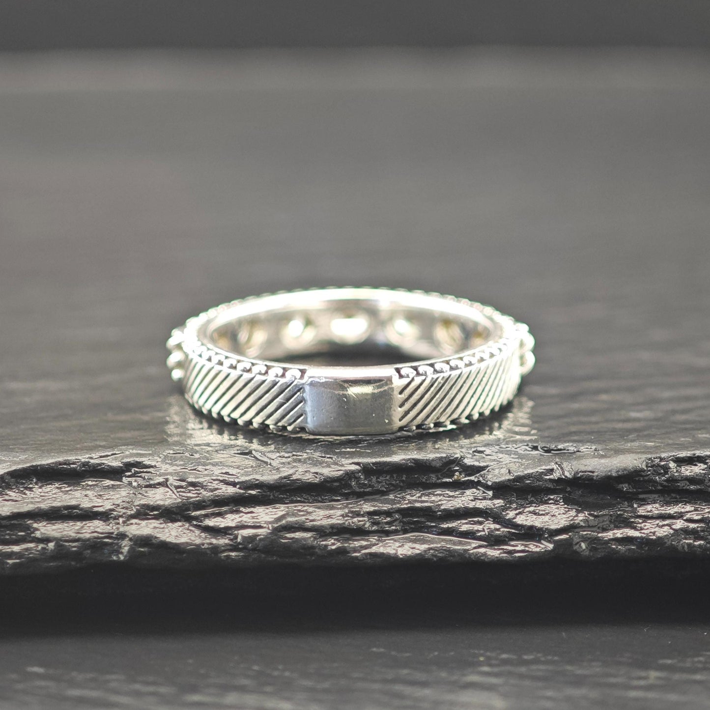 Judith Ripka CZ Band Sterling Silver