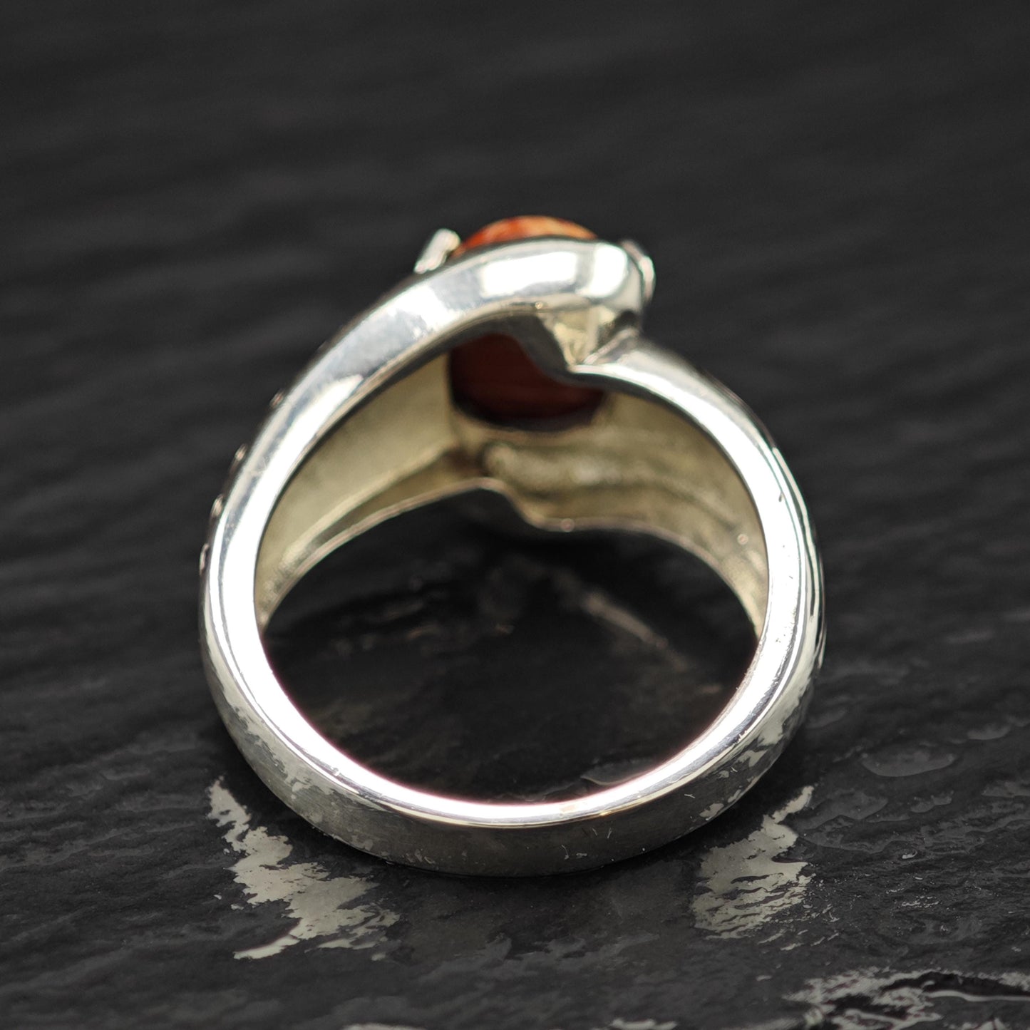 Red Jasper Ring Sterling Silver Jewelry Size 7 R6140