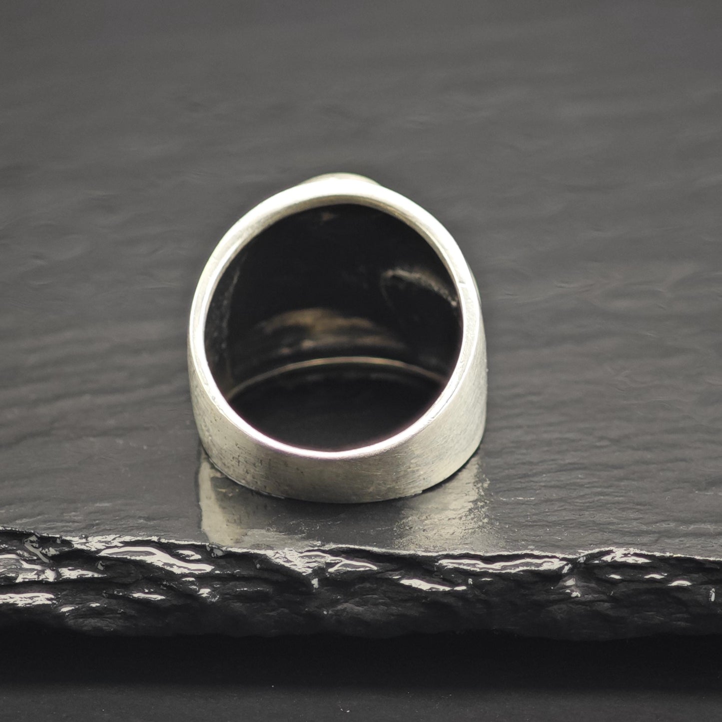 Eagle Head Biker Sterling Silver Ring Sz 10 1/2 R6750