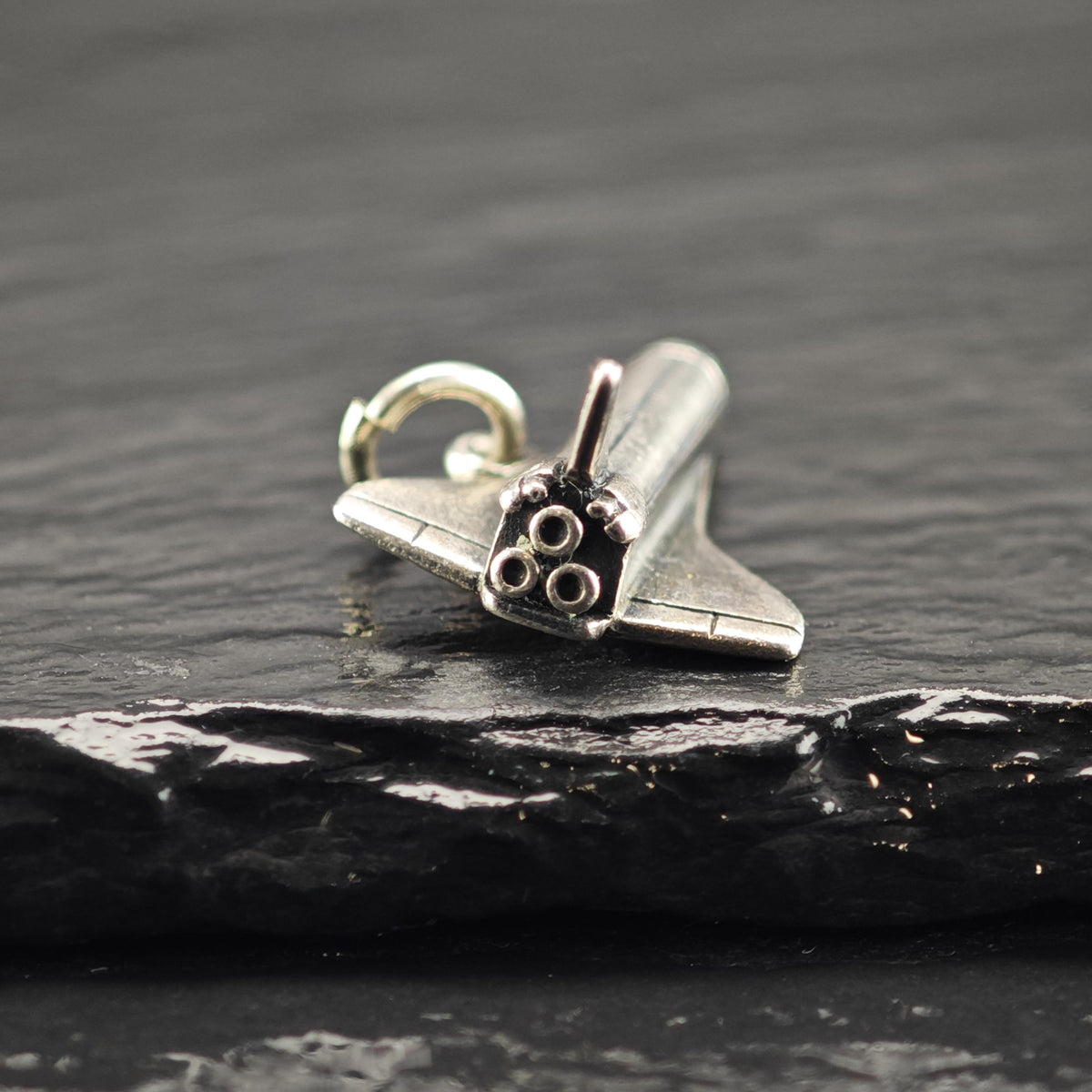 Vintage Retired James Avery Sterling Silver Airplane Charm P3166