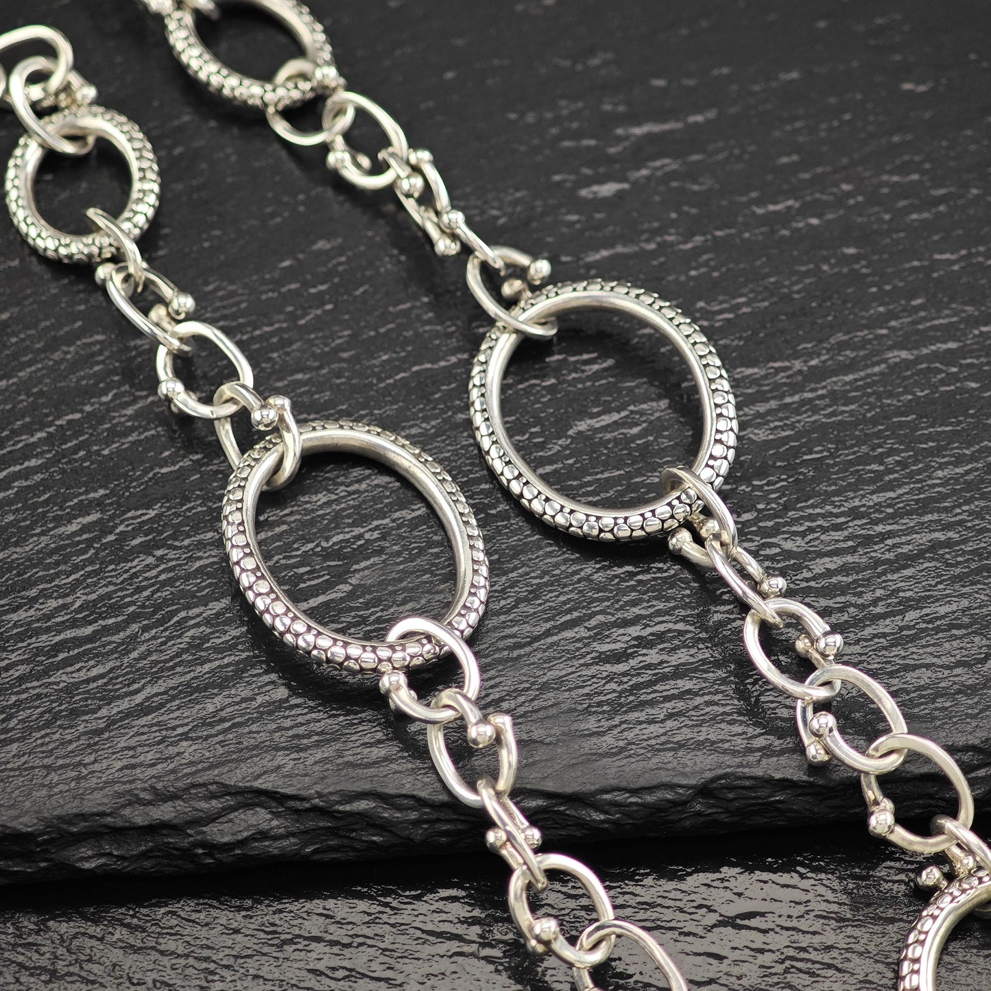 Vintage Michael Dawkins Sterling Silver Abstract Necklace - Unique Artisan Jewelry