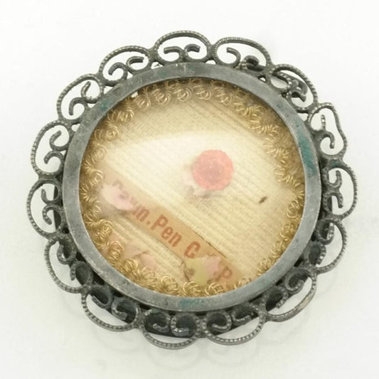 Vintage Holy Relic Catholic Raym.Pen C.O.P Sterling Silver Pendant