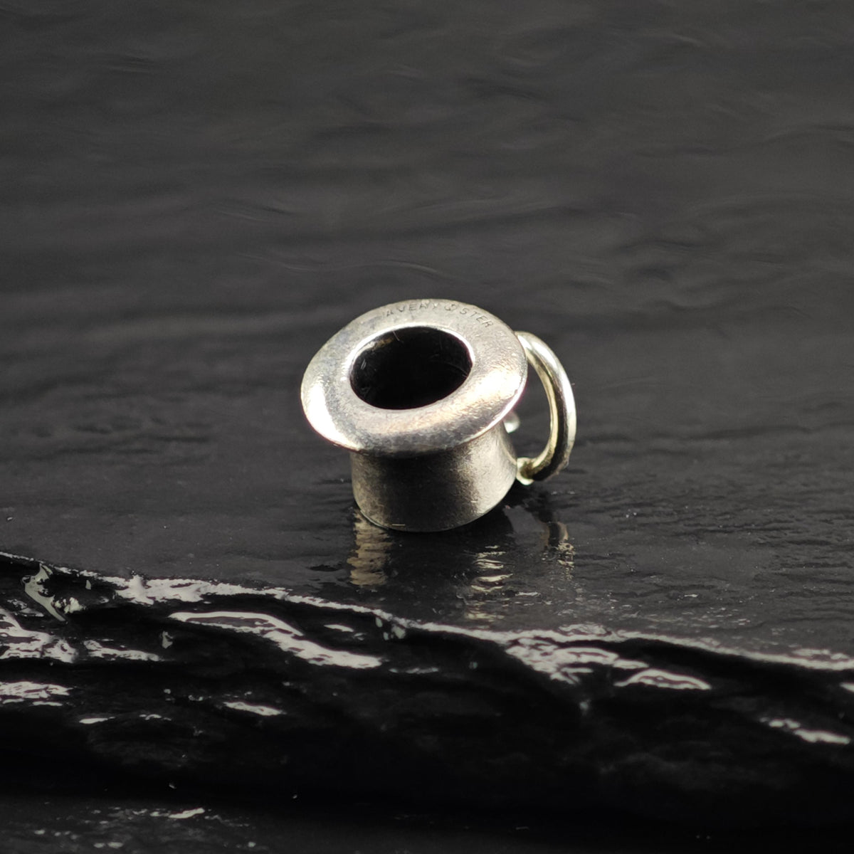 Vintage Retired James Avery Sterling Silver Top Hat Charm P3167