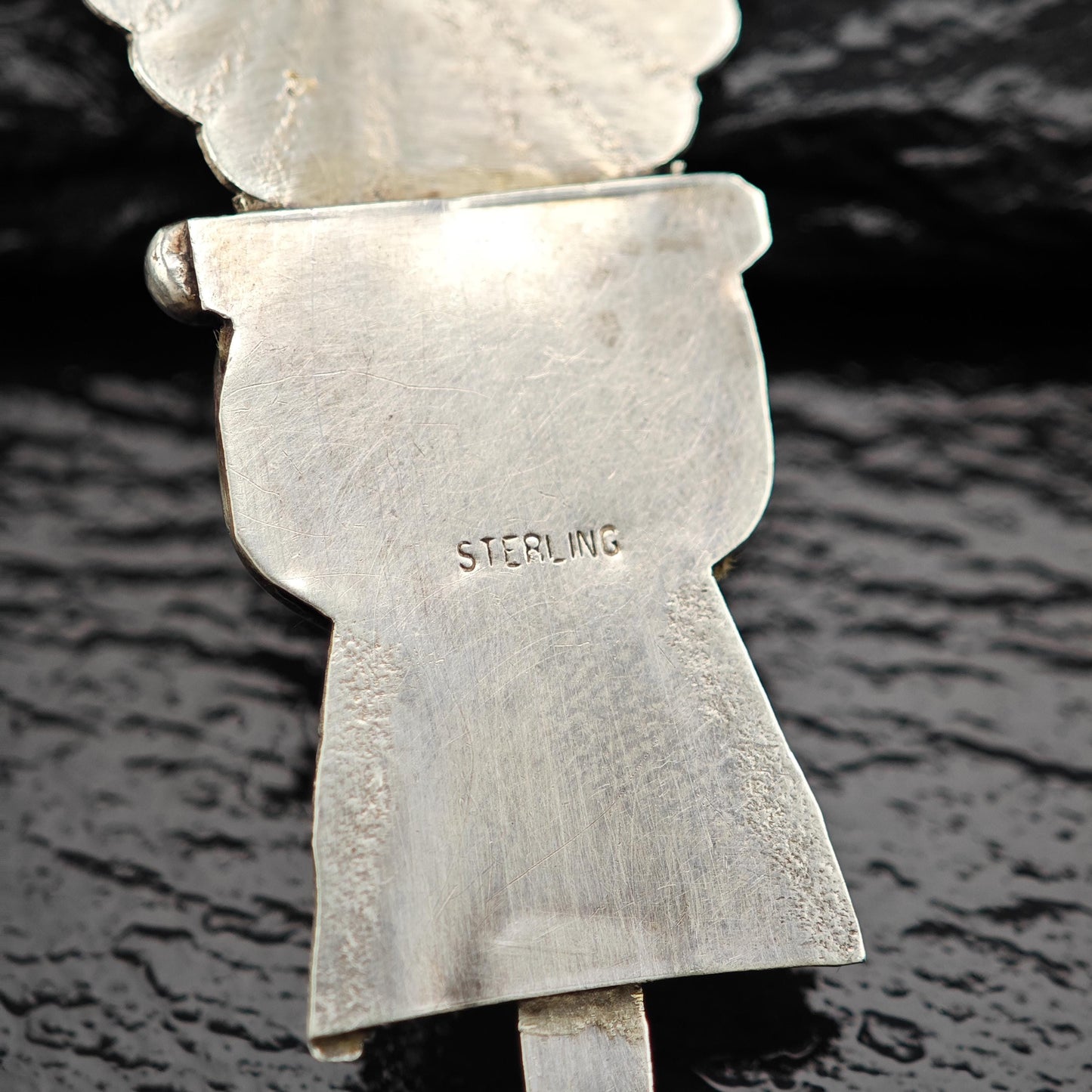 Navajo, Native American Kachina Pendant/Brooch Sterling Silver