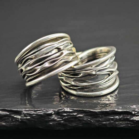 Stud Hoop Sterling Silver Earrings ER3200