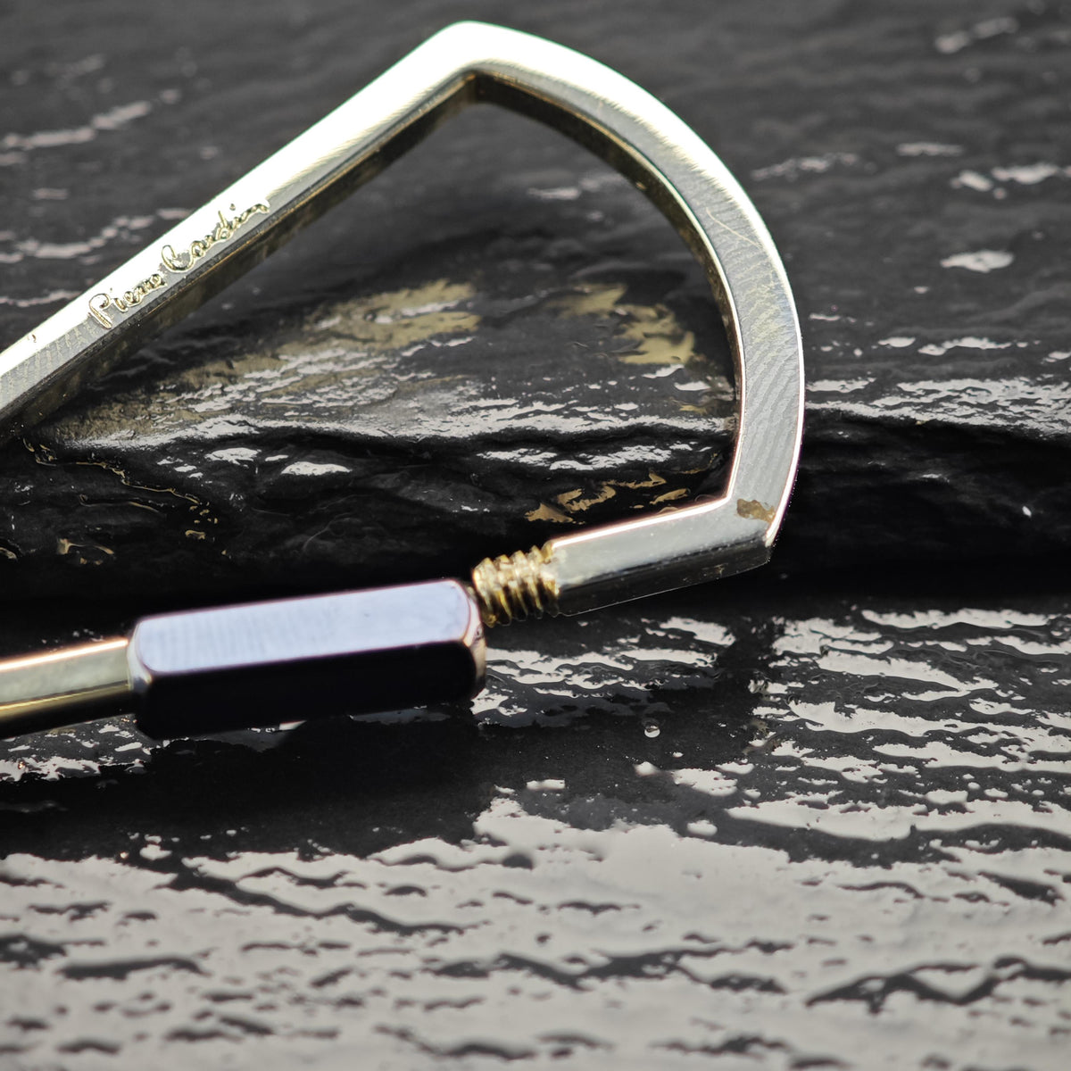 Vintage Pierre Cardin Keychain Initial H Twist Lock MISC0427