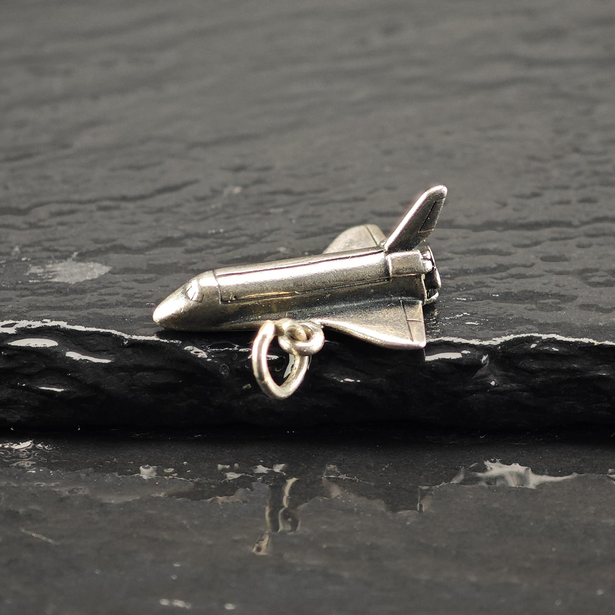 Vintage Retired James Avery Sterling Silver Airplane Charm P3166