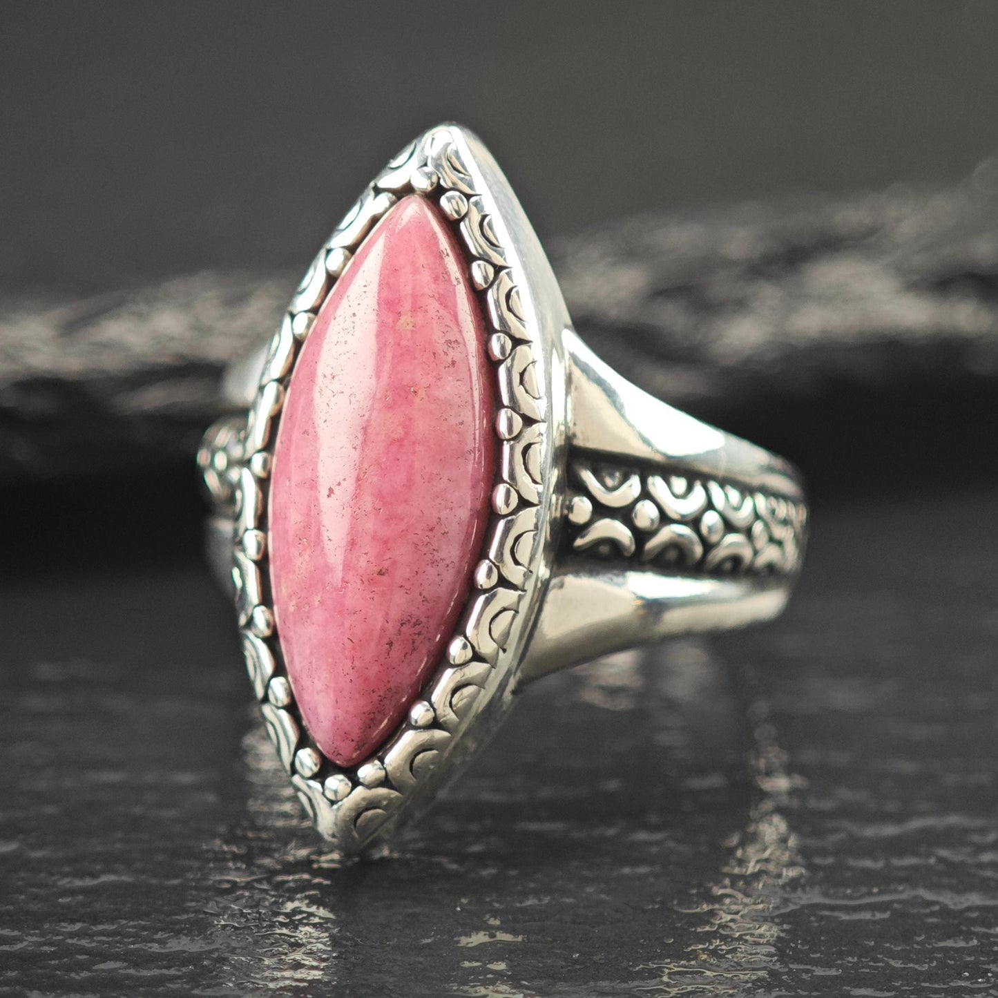 Choice of Carolyn Pollack Lapis, Rhodochrosite Rings Sterling Silver