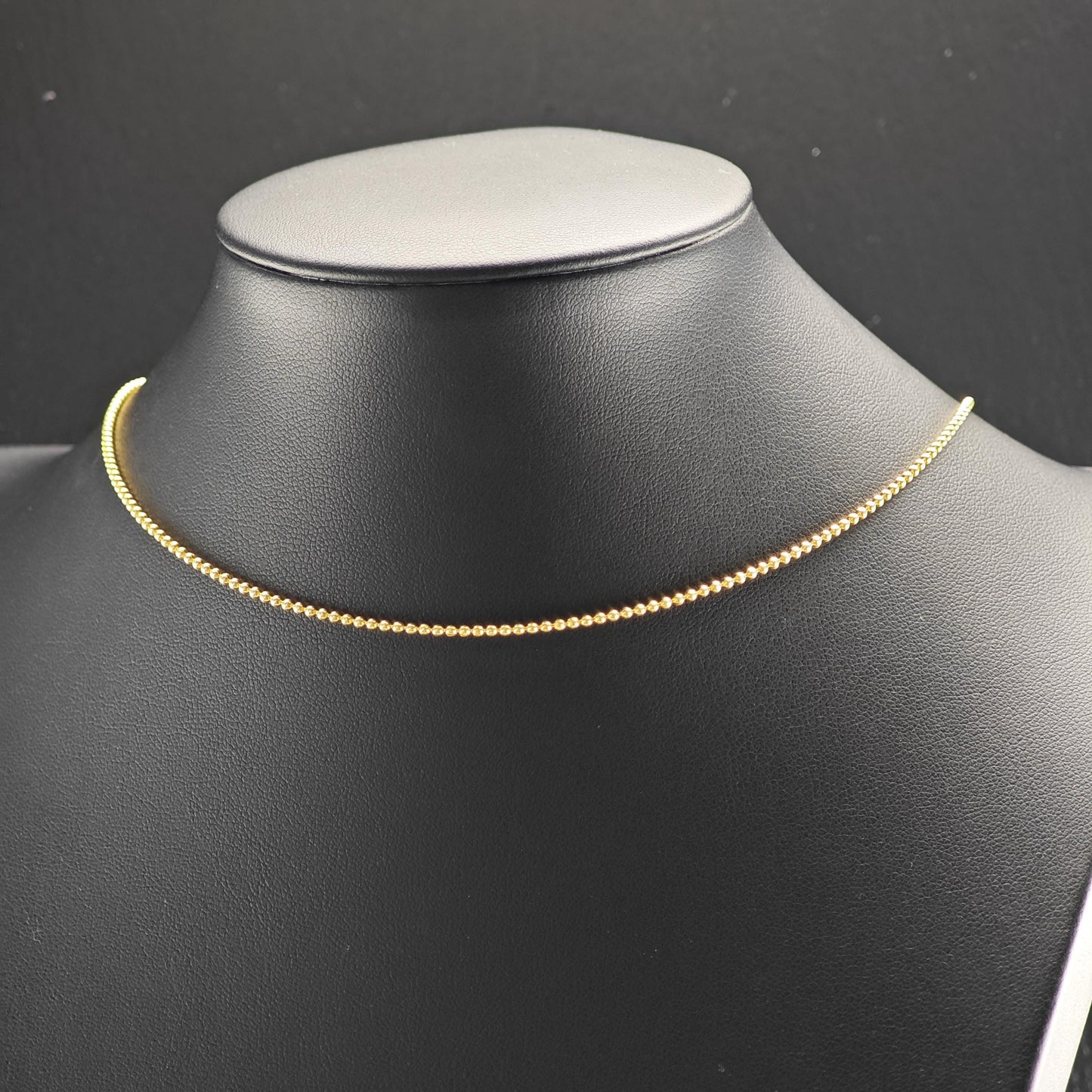 Choice of Gold Plated Ball Chain Sterling Silver Necklace N2756