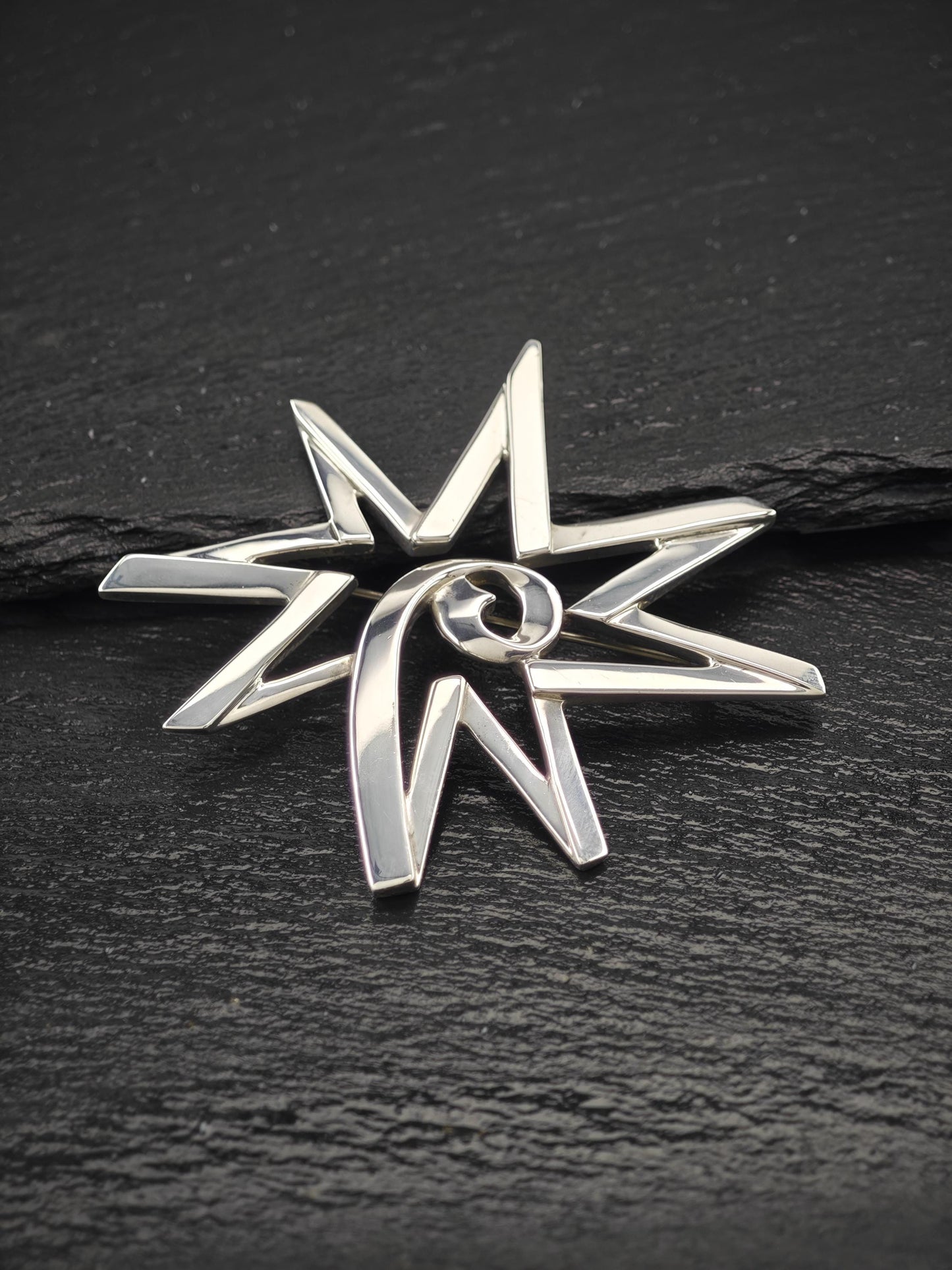 Tiffany & Co, Celestial Star Brooch Sterling Silver