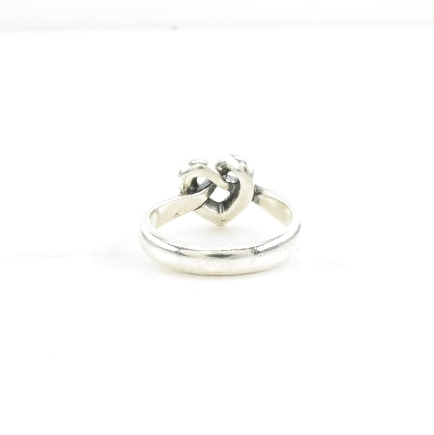 James Avery Silver Ring Heart Knot Sterling Size 7 1/2