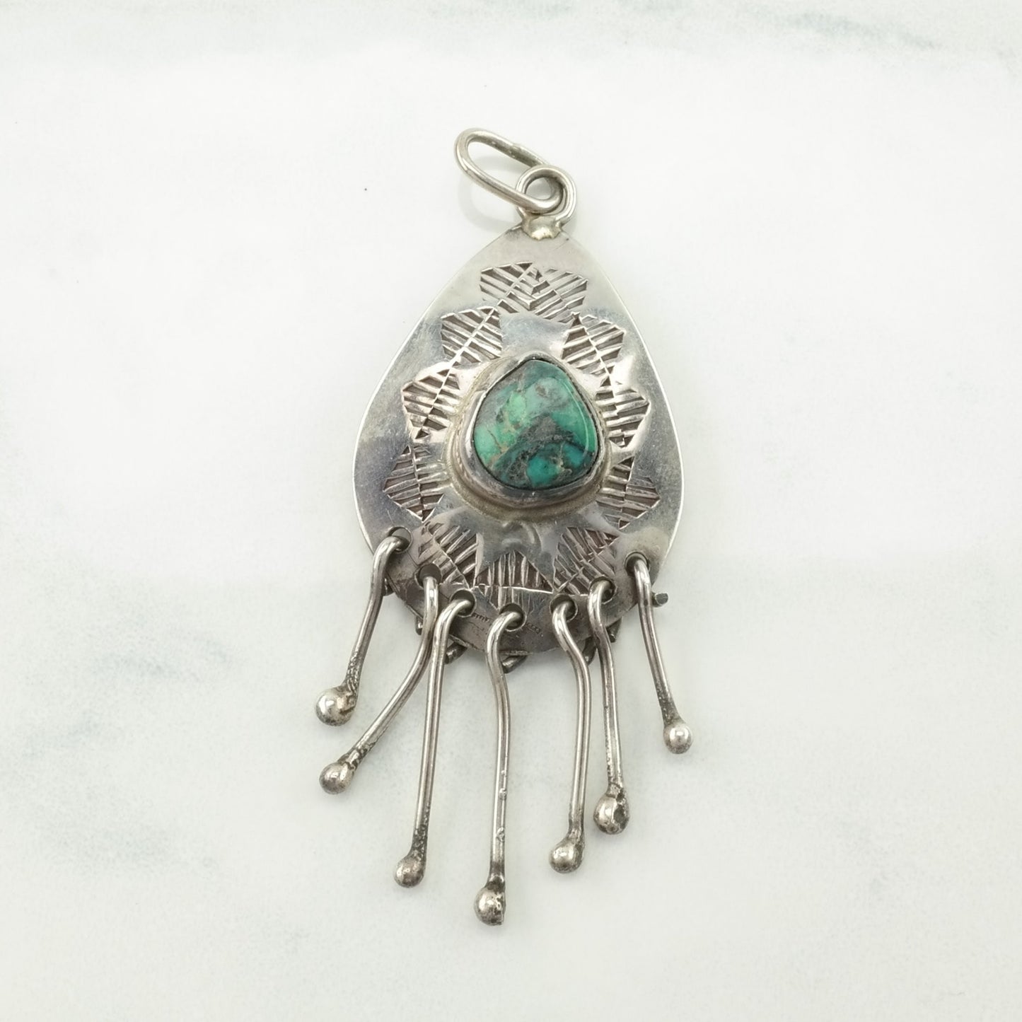 Choice of Vintage Native American Turquoise Sterling Silver Pendant